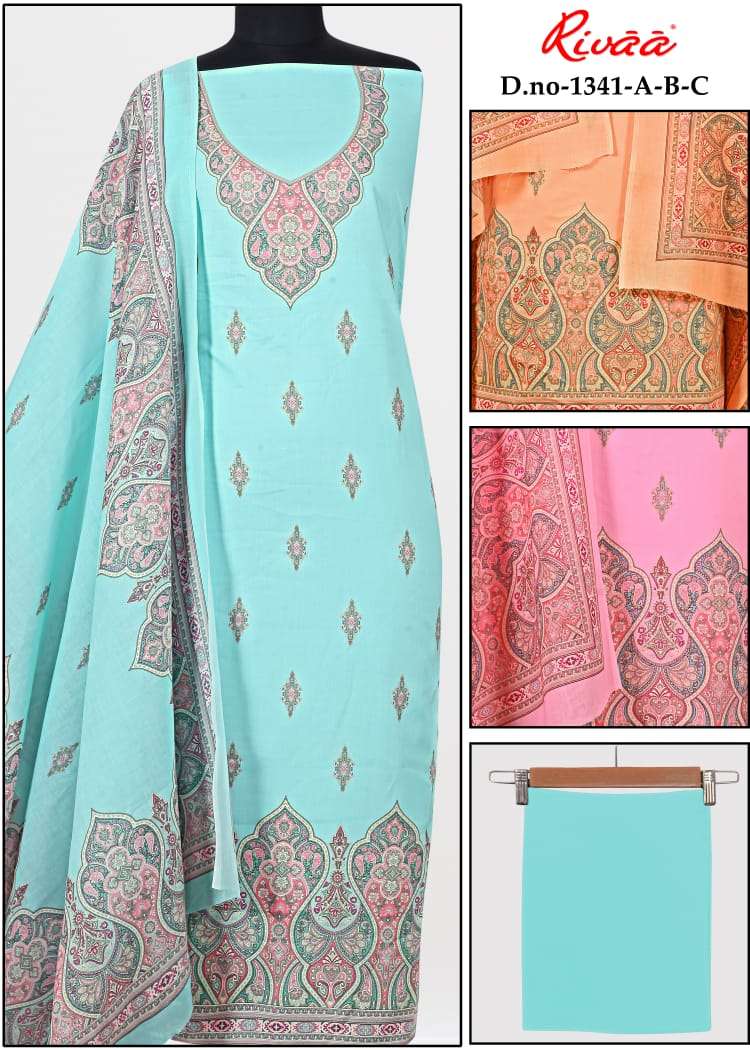rivaa exports jharna part 2 cotton digital print casual wear salwar kameez wholesaler 