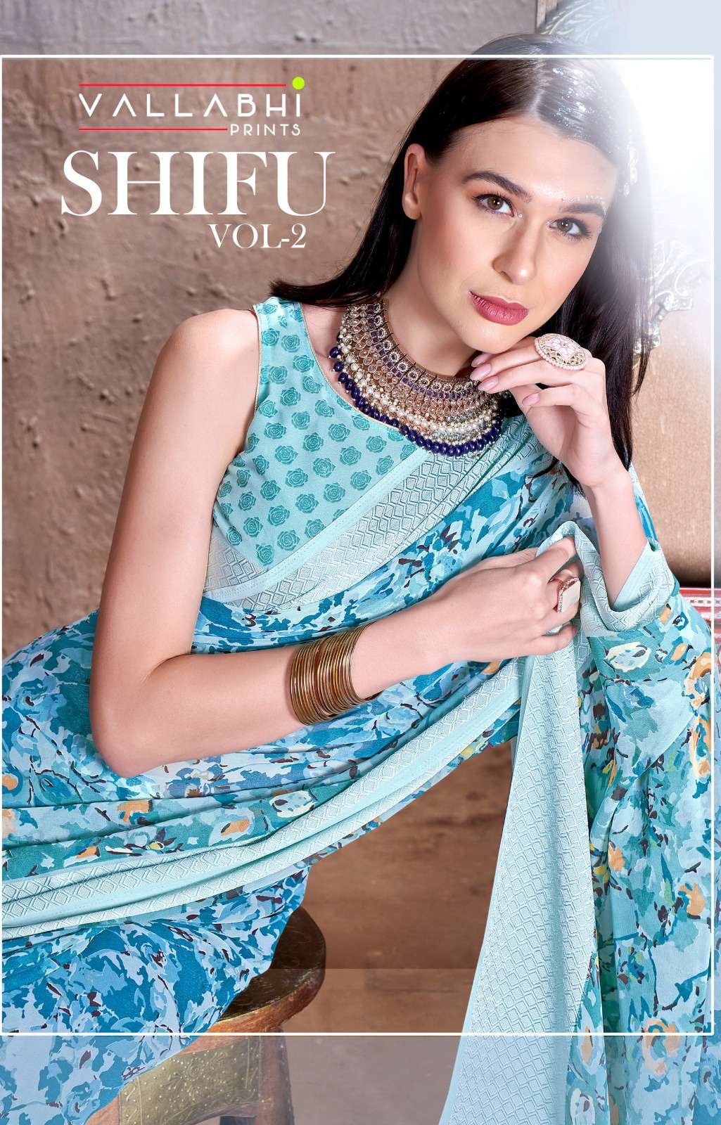 shifu vol 2 by vallabhi prints fancy casual wear sarees collection