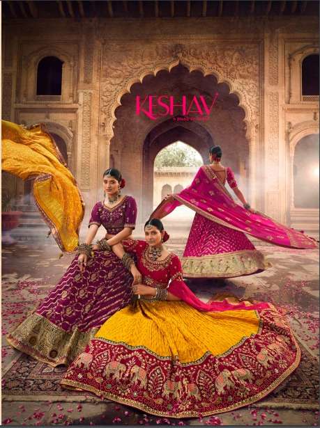 shisha present keshav vol 1 designer wedding wear unstitch beautiful lehenga choli collection 