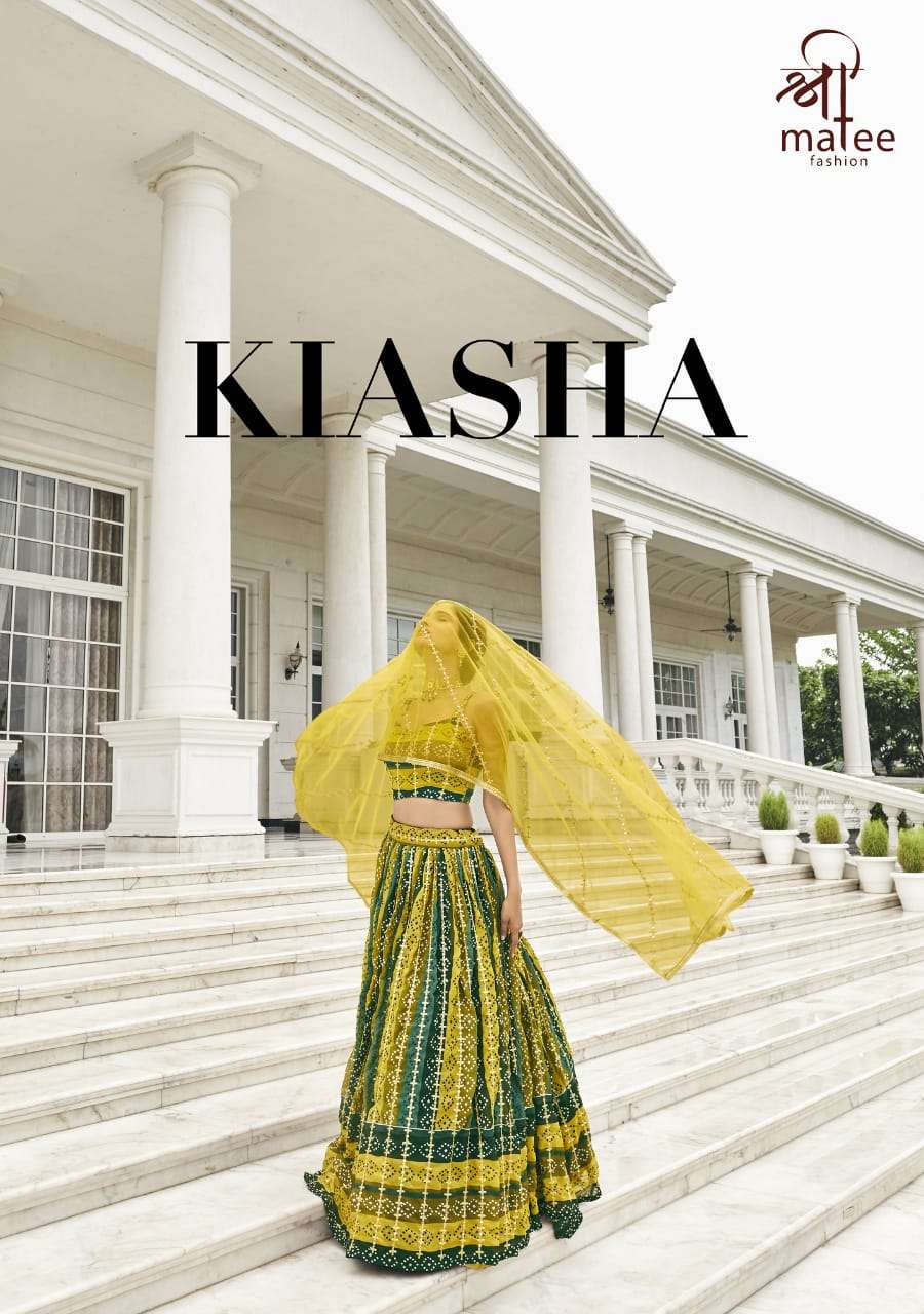 shreematee fashion present kaisha beautiful colourful digital printed wedding lehenga choli collection 