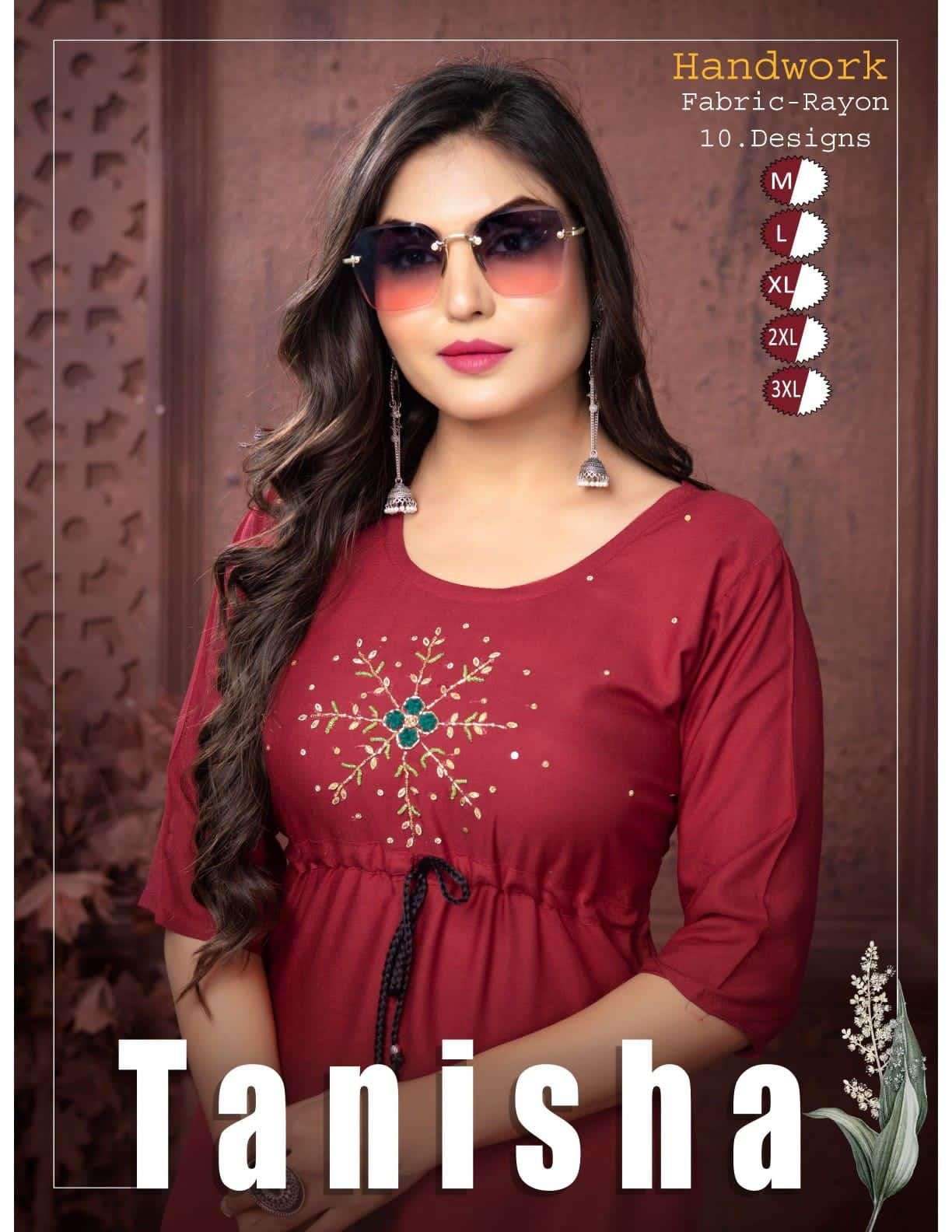 TRENDY TANISHA VOL.2 Rayon Plain KURTI CATALOG WHOLESALER BEST RATE