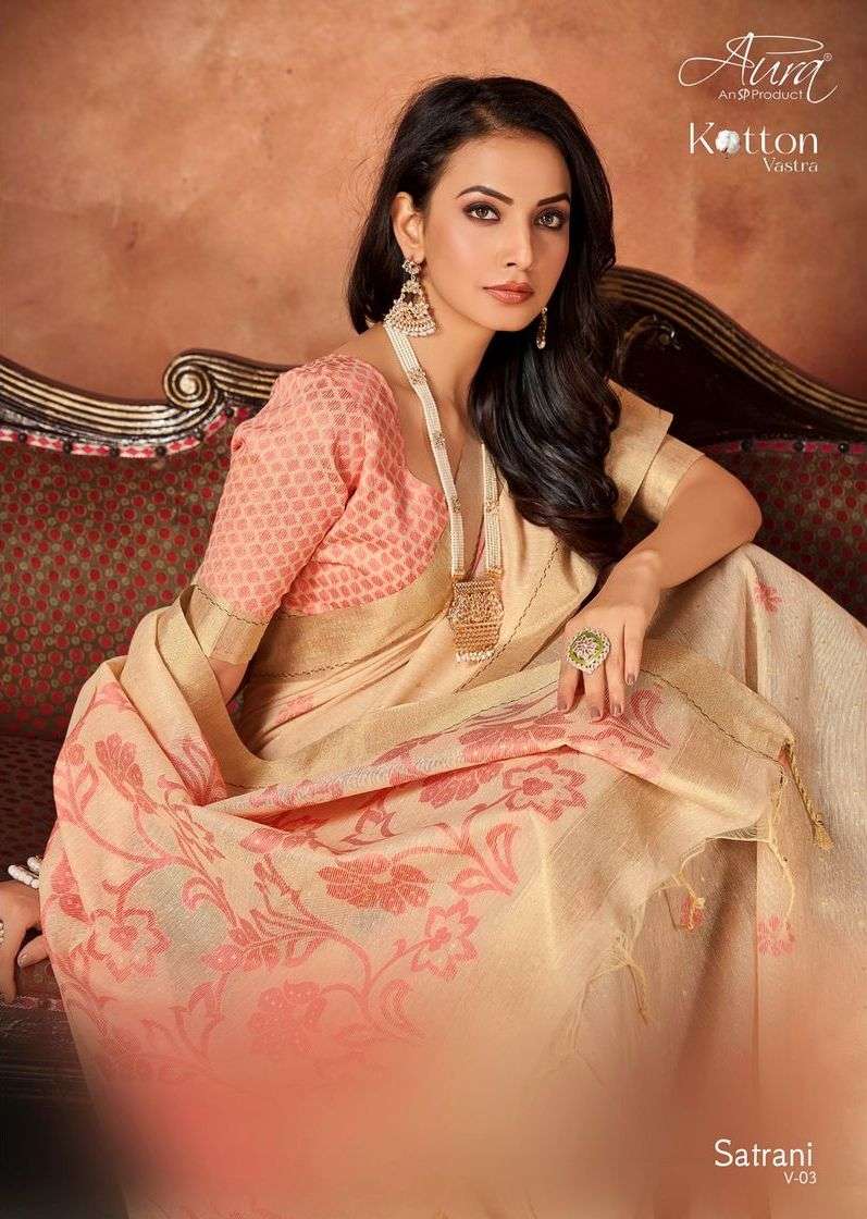 aura kotton vastra satrani vol 3 amazing festive wear saree collection