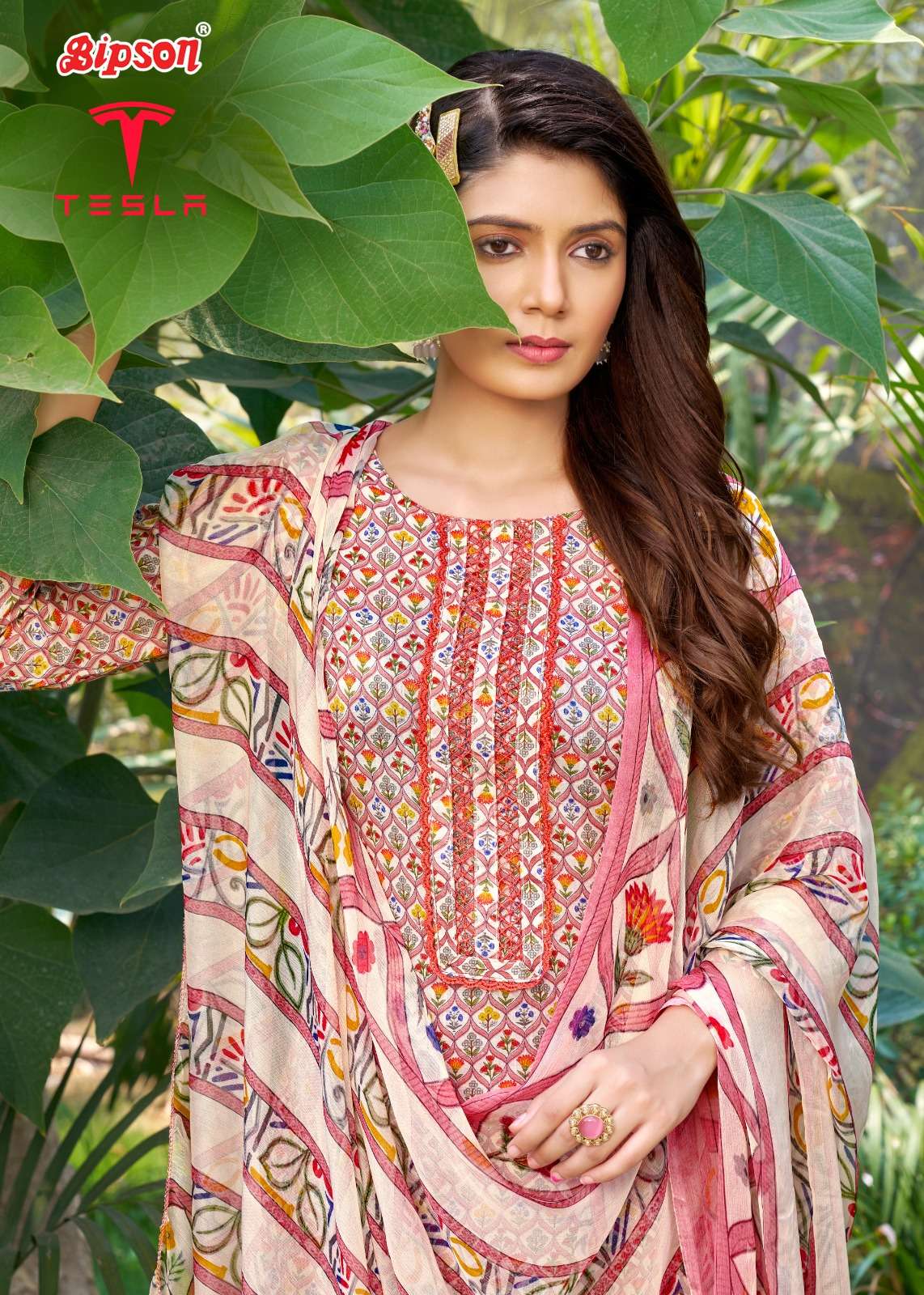 bipson tesla 2165-2166 fancy ethnic work salwar kameez material