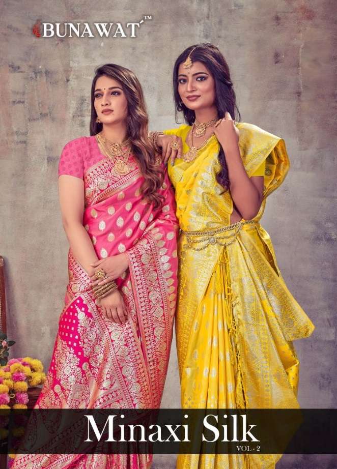 bunawat minaxi silk vol 2 zari weaving banarasi saris wholesaler