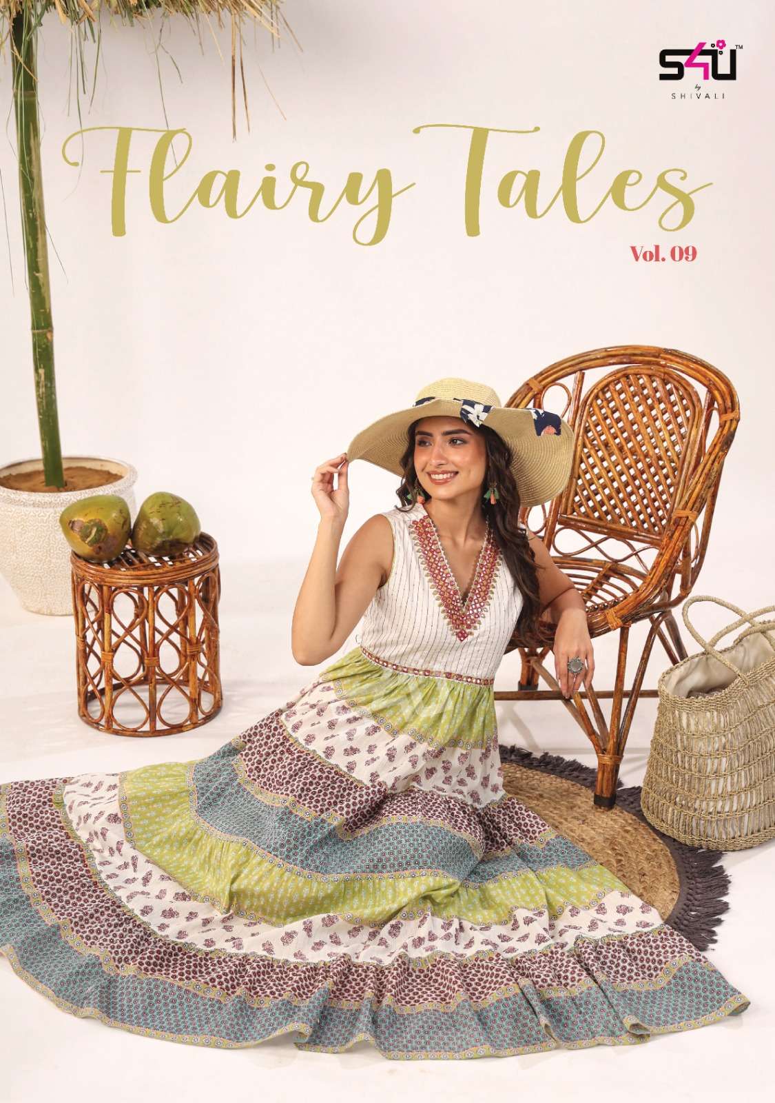 fairy tales vol 9 by s4u shivali stunning flowy style stitch long gown catalog