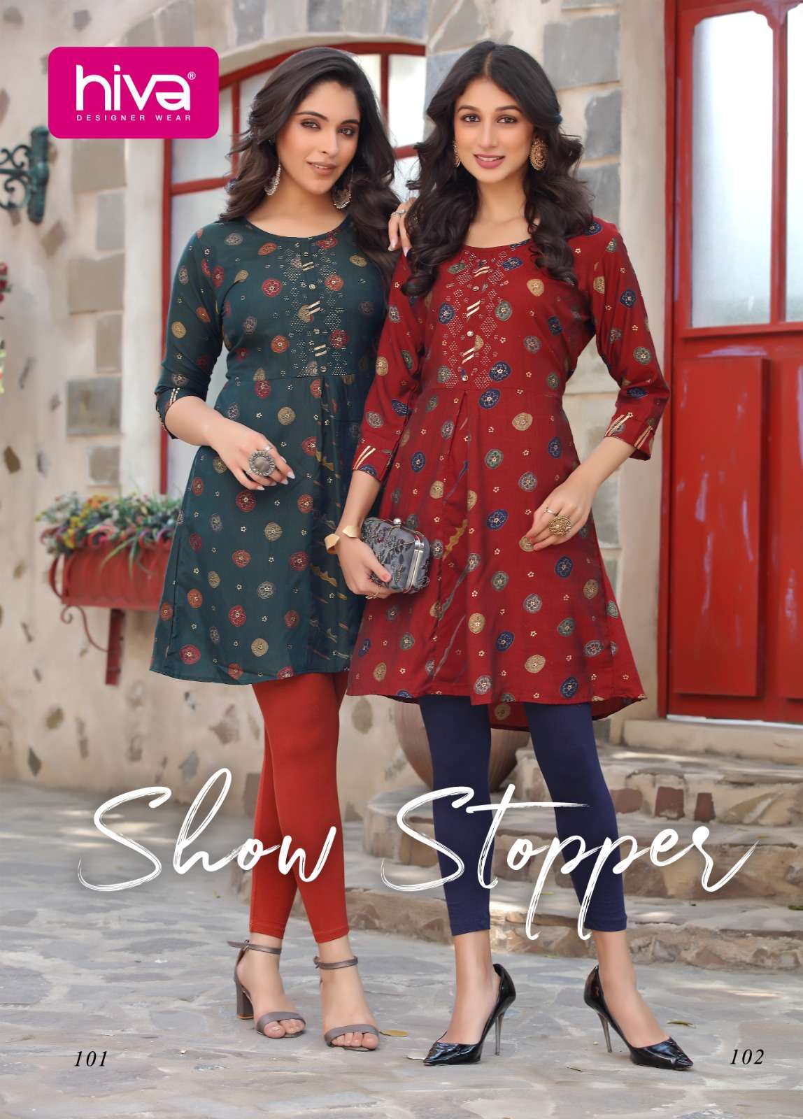 hiva designer present show stopper collection of ethnic tunic tops