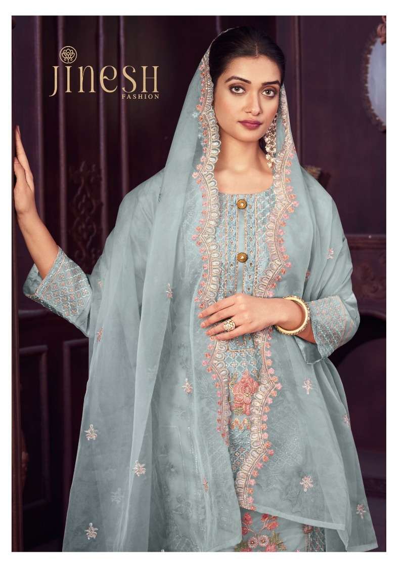 jinesh fashion present fida beautiful designer readymade pakistani salwar kameez supplier