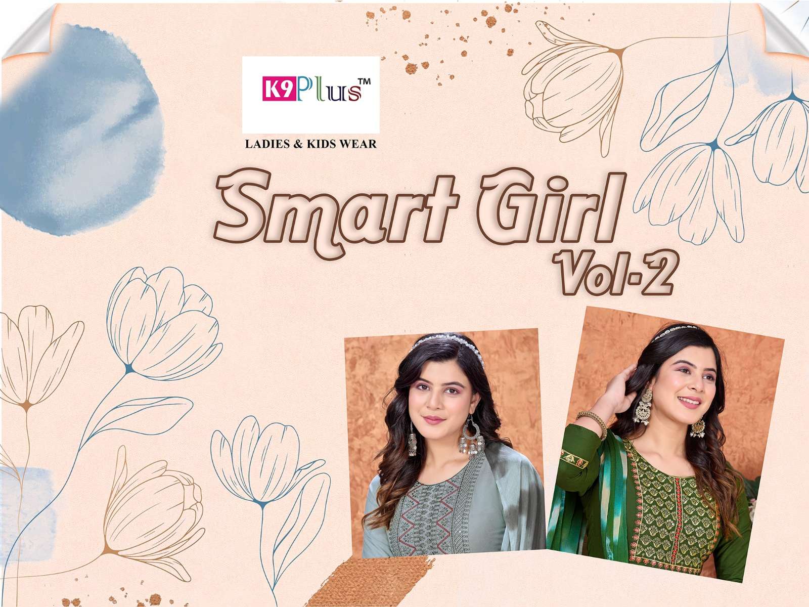 k9 plus present smart girl vol 2 readymade designer patiyala salwar kameez