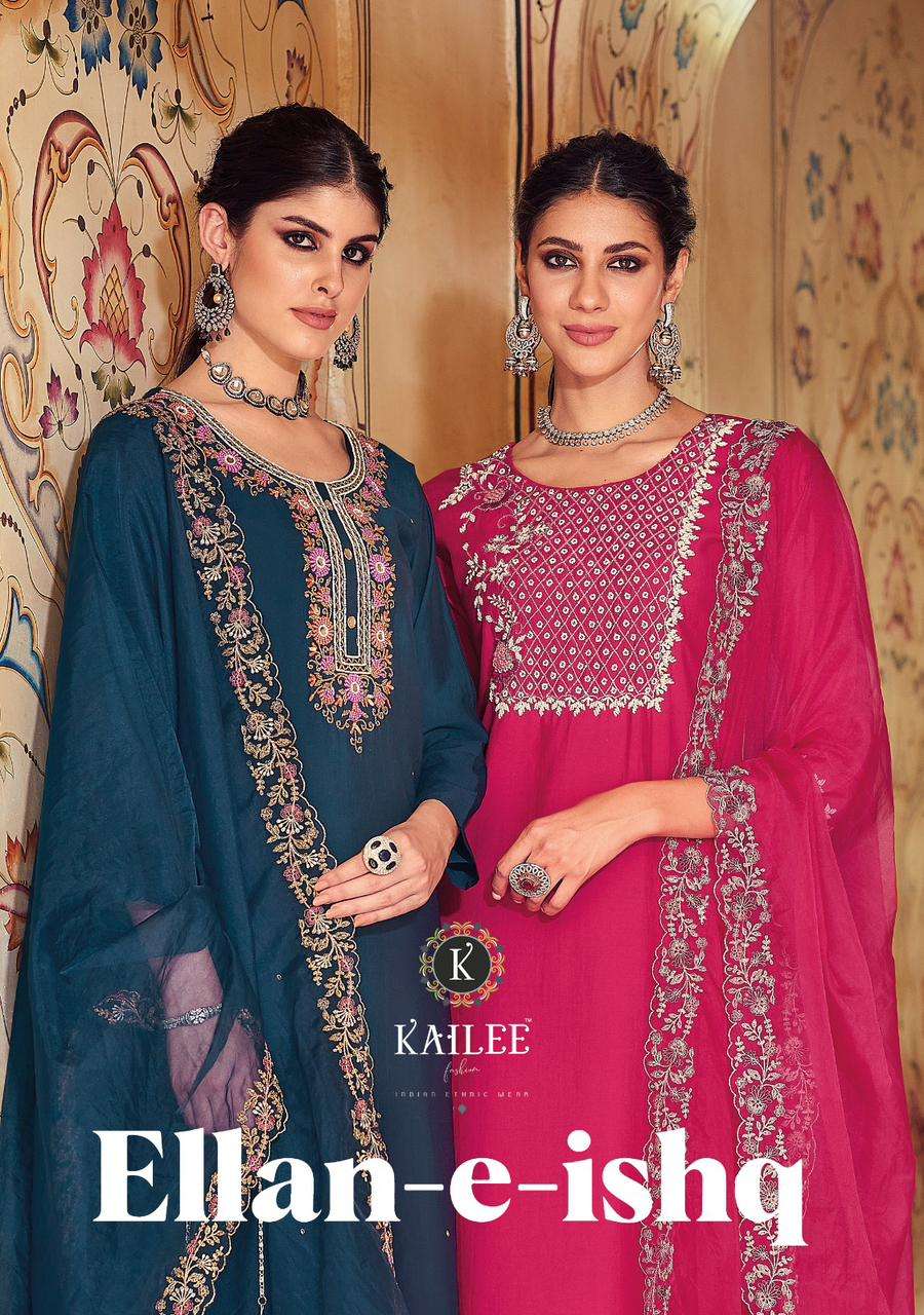 kailee fashion launch ellan e ishq fancy festive wear readymade salwar kameez catalog
