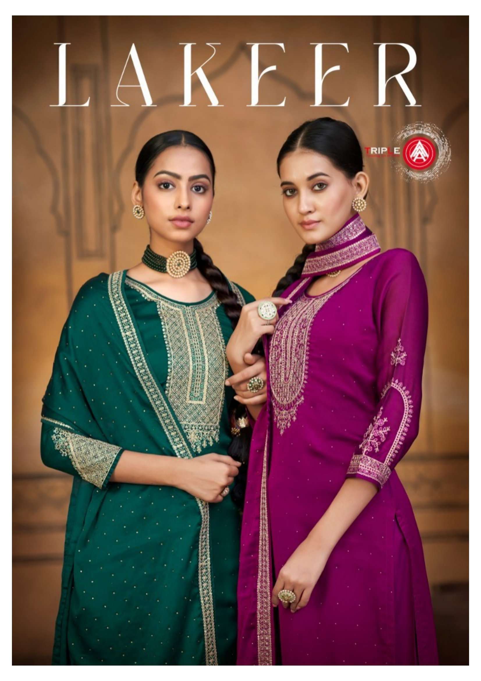 kalarang fashion present lakeer designer cording work salwar kameez online supplier
