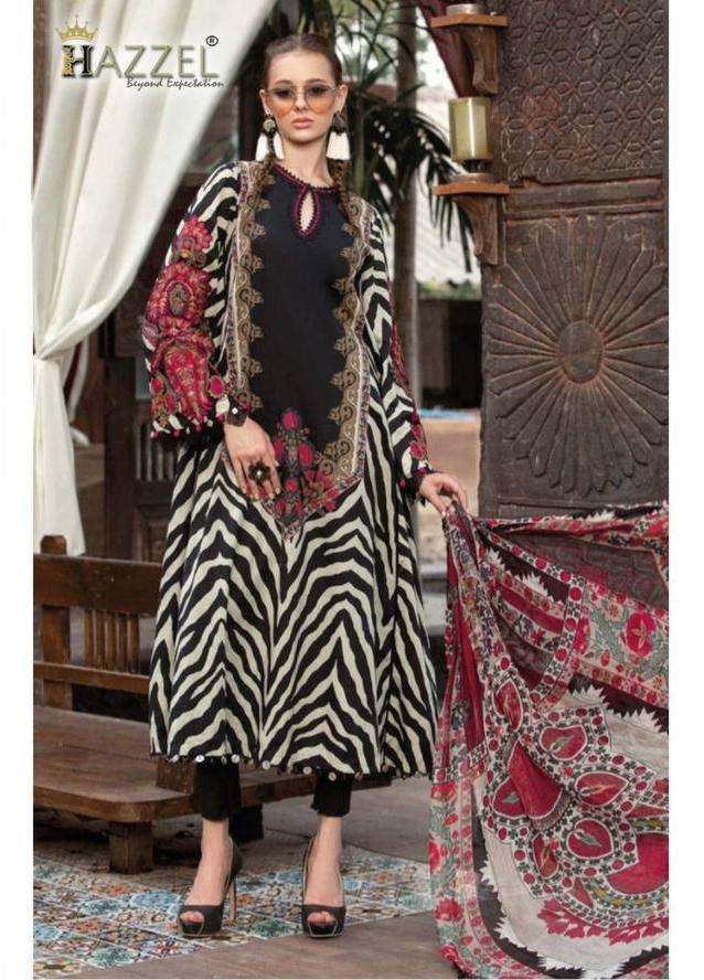 maria b mprints 23 vol 4 nx by hazzel fancy work pakistani salwar suit material