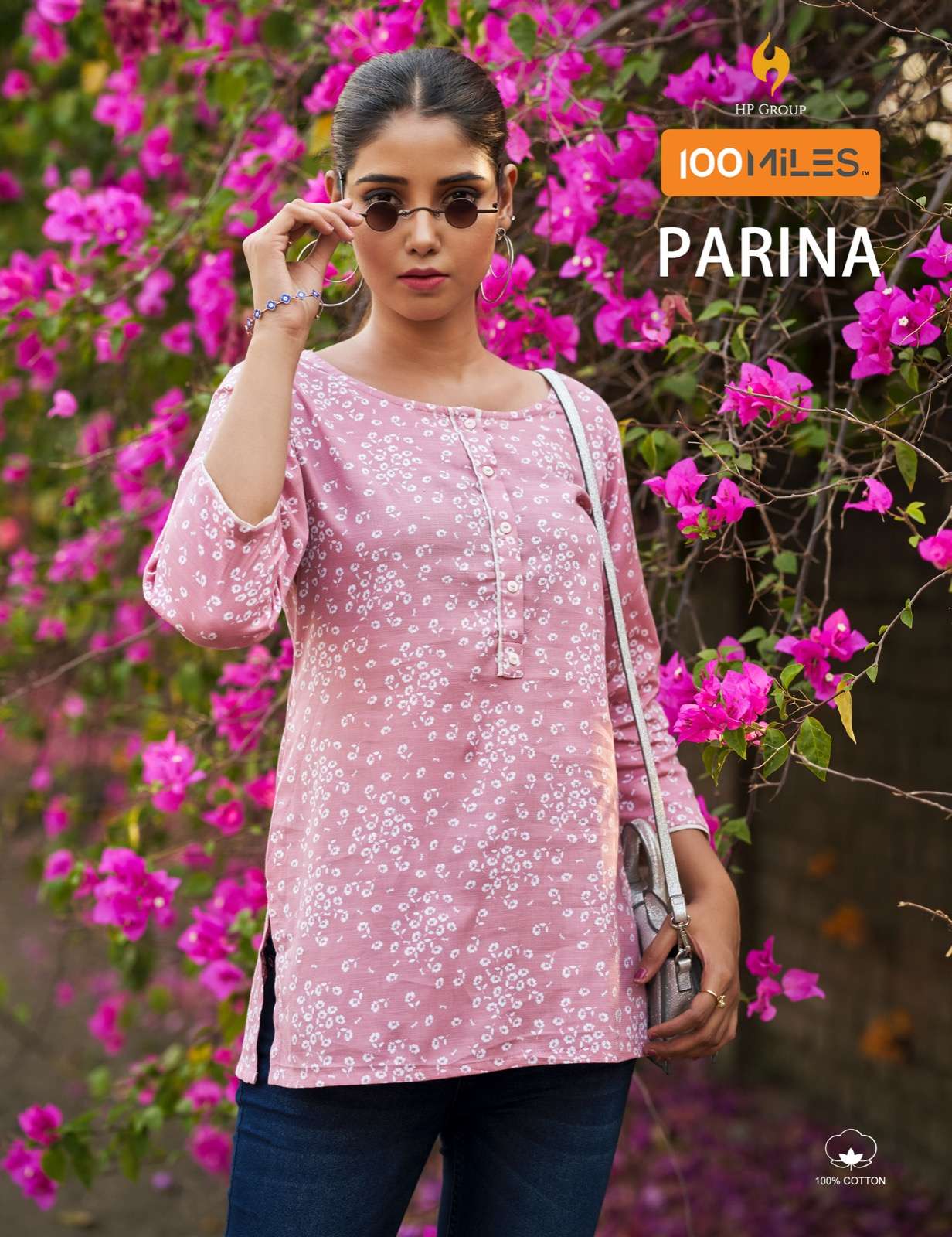 parina by 100 miles pure cotton casual short tops 