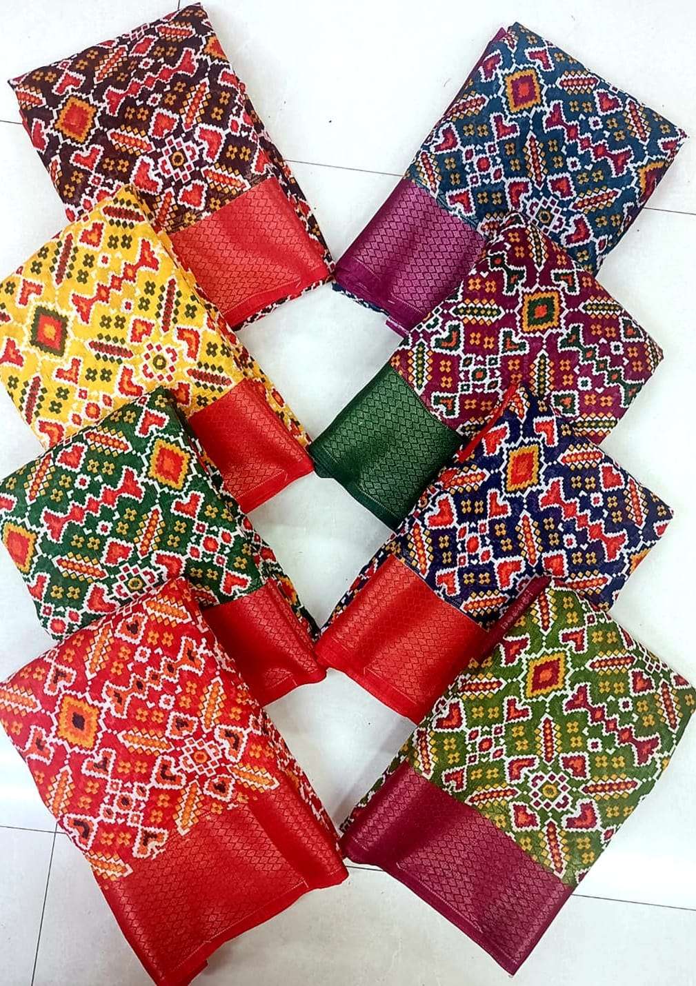 pr 1012 soft silk printed with blouse colour matching poonam sarees wholesaler