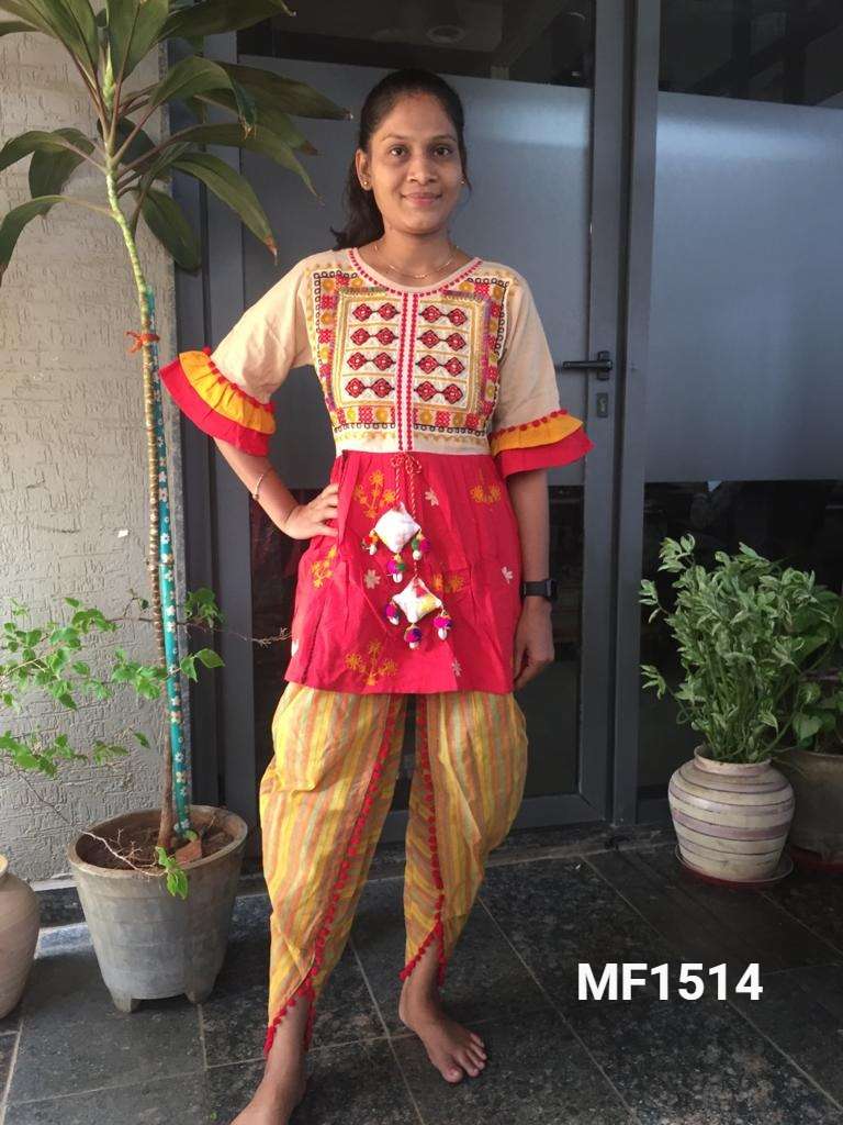 pr kathputli female kedia collection navratri wear readymade kedia and tulip pants