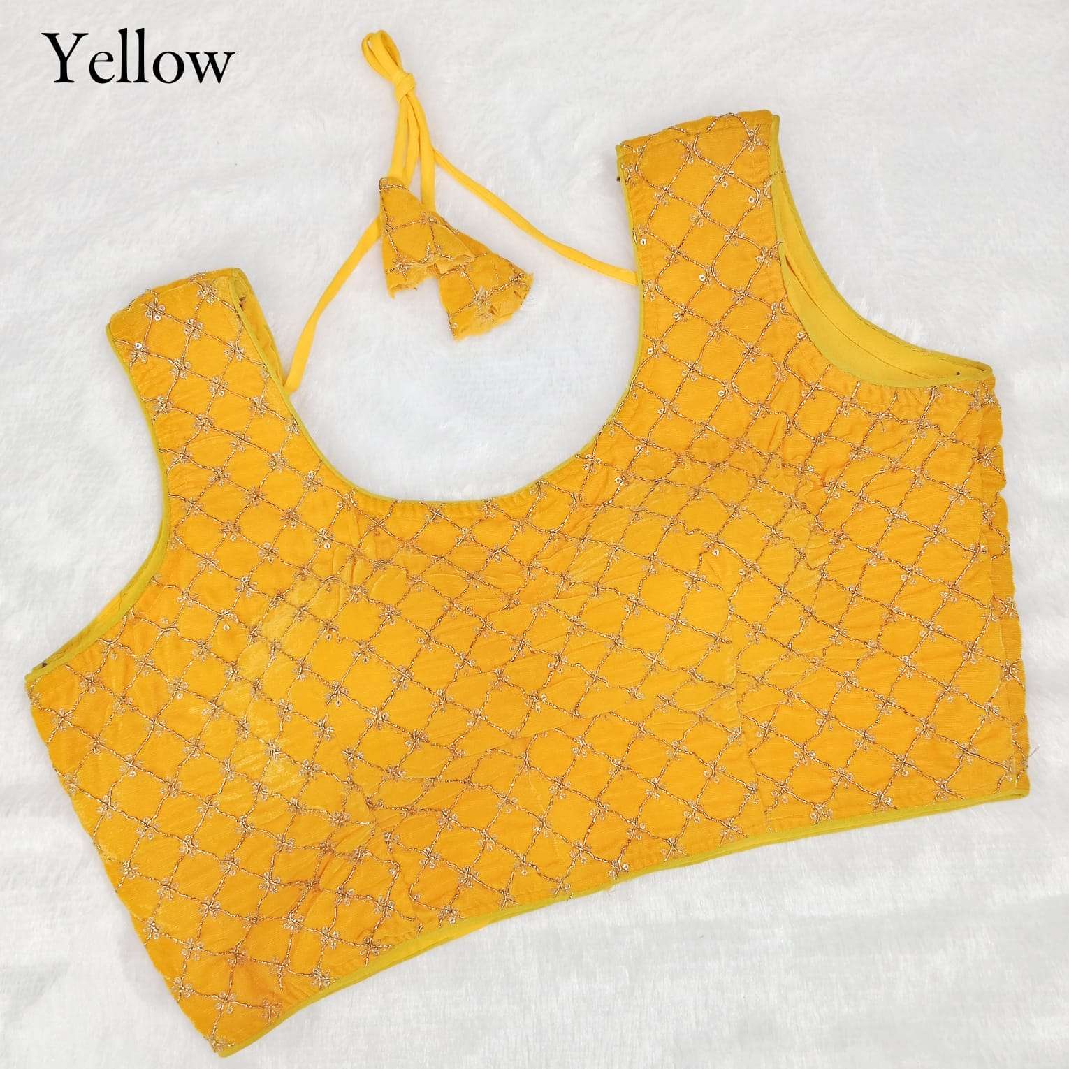 pr velvet haldi special design readymade designer blouse 