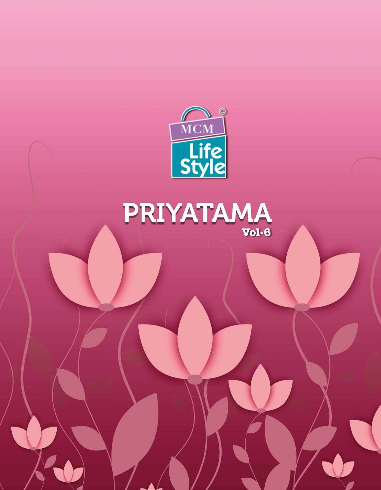 priyatama vol 6 by mcm lifestyle cambric cotton pair set fancy kurti with pant