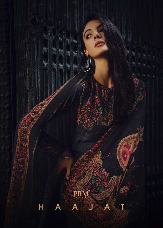 prm trendz launch haajat amazing digital print salwar kameez collection  