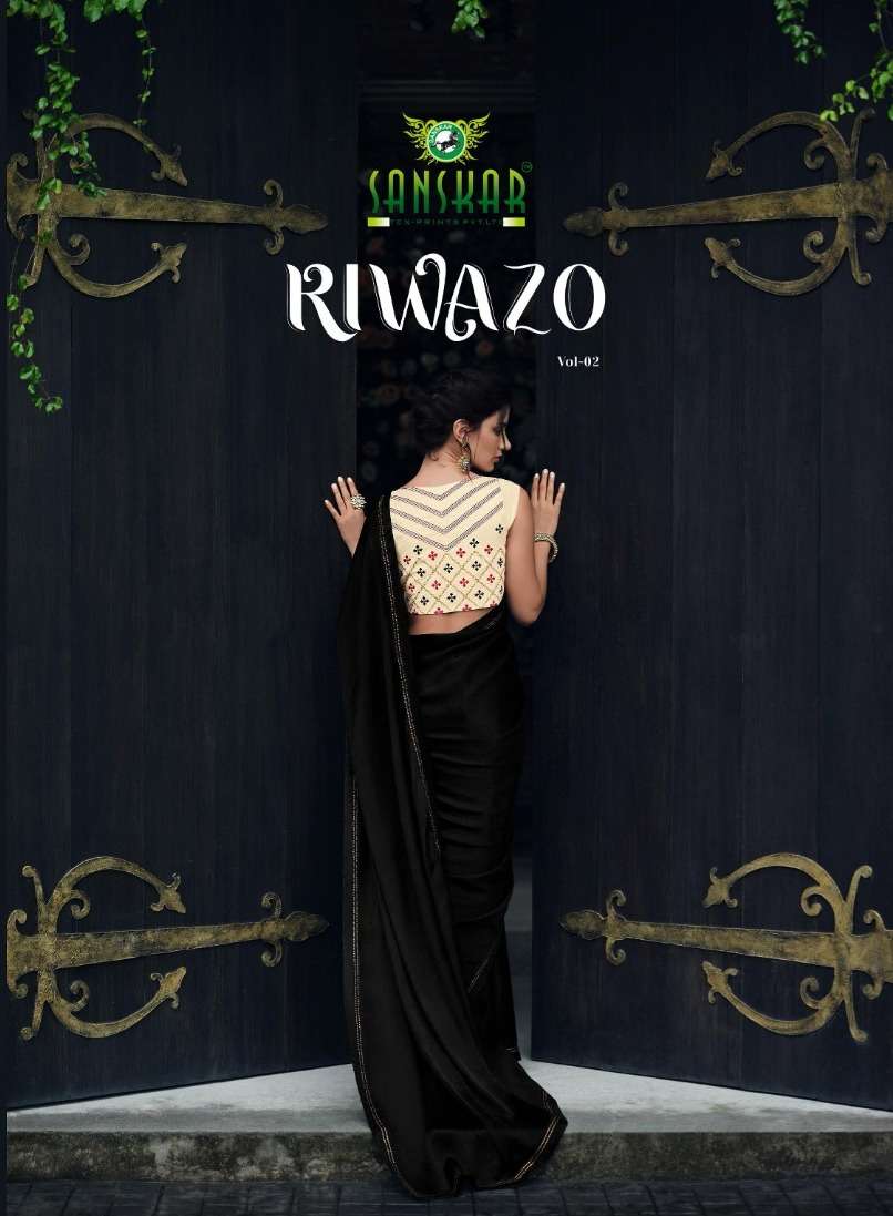 riwazo vol 2 by sanskar tex amazing fancy saree wholesaler 