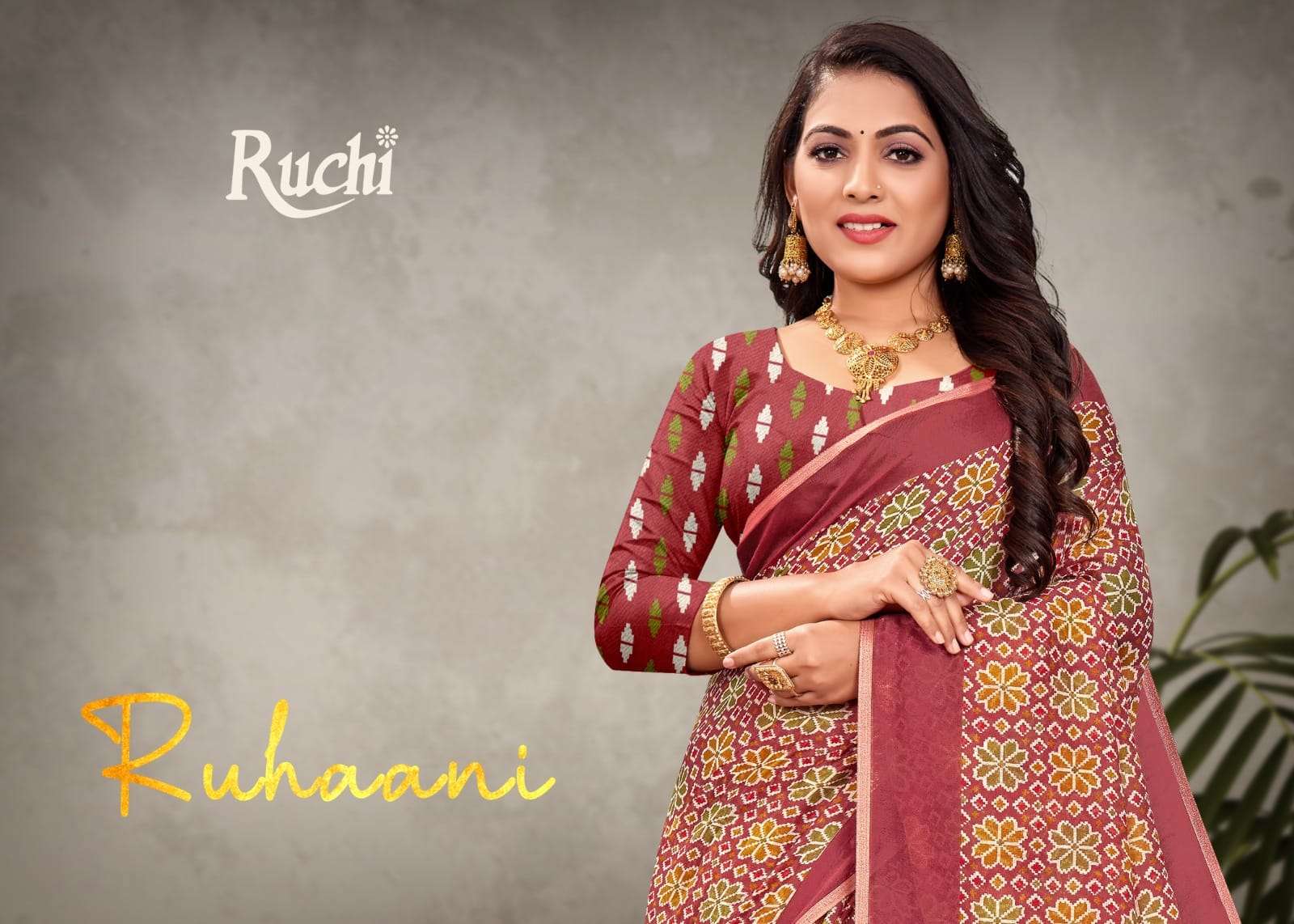 ruchi present ruhaani fancy cotton silk sarees wholesaler