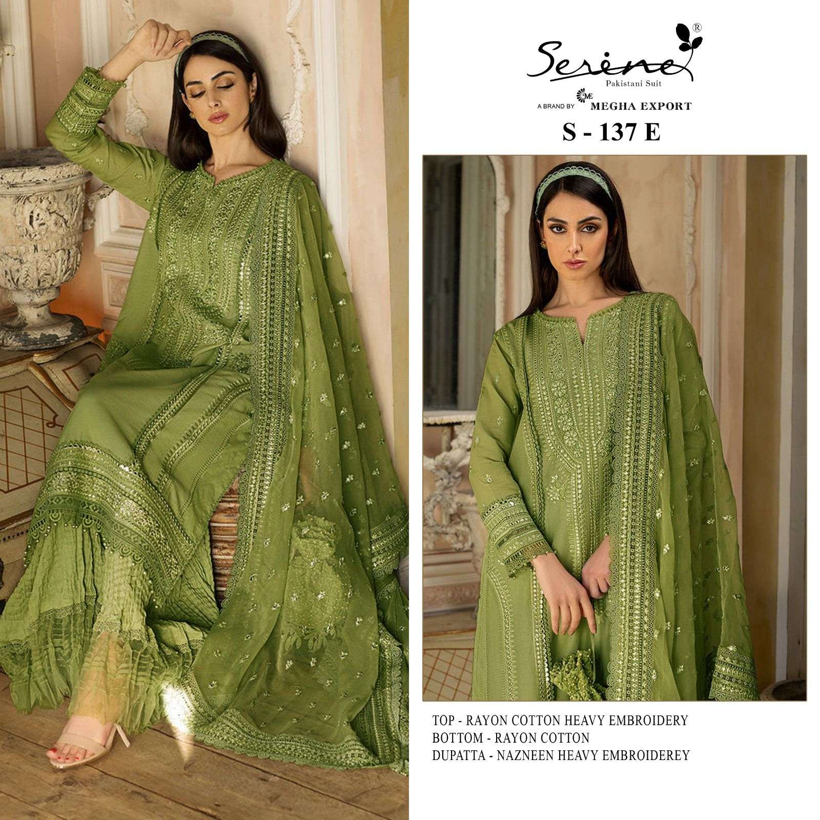 serine 137 new colors designer pakistani work salwar kameez online collection 