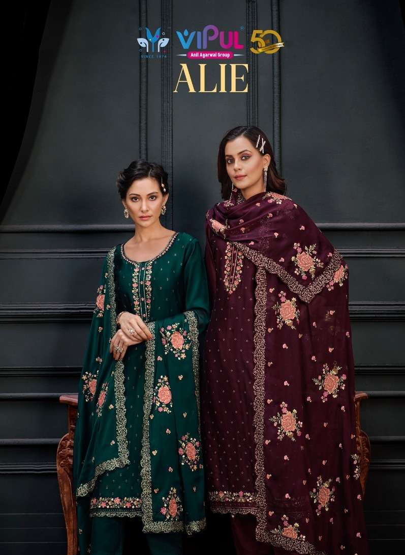 vipul fashion alie function wear beautiful designer work salwar kameez online supplier 