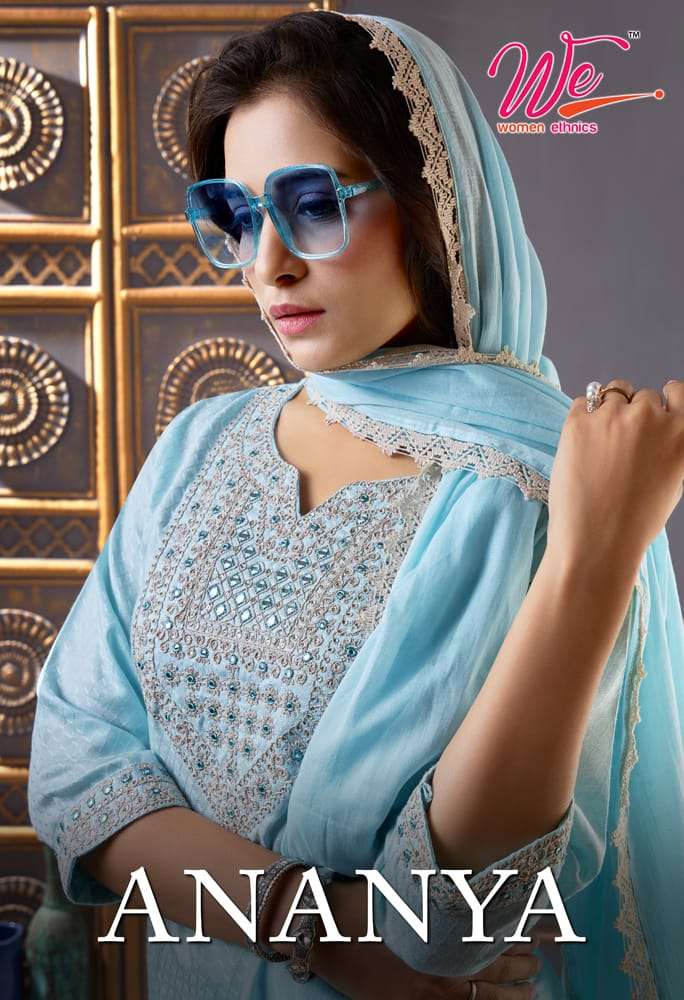 we women present ananya amazing designer work readymade salwar suits online supplier