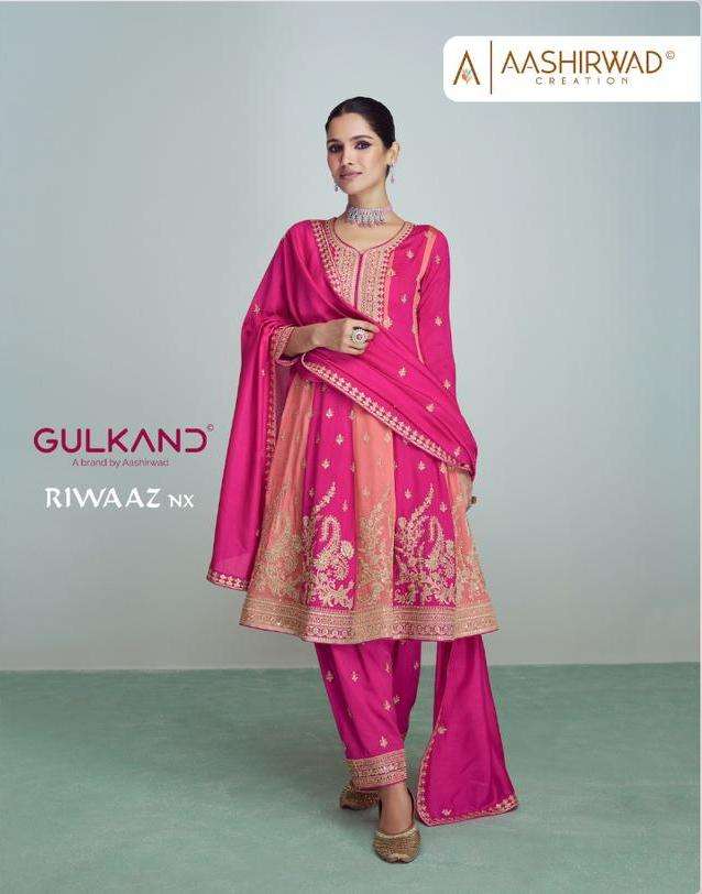 aashirwad creation gulkand riwaaz nx designer readymade salwar kameez