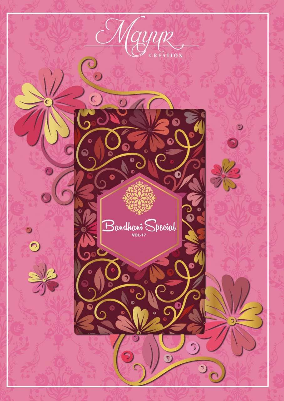 bandhani special vol 17 by mayur creation cotton dress material