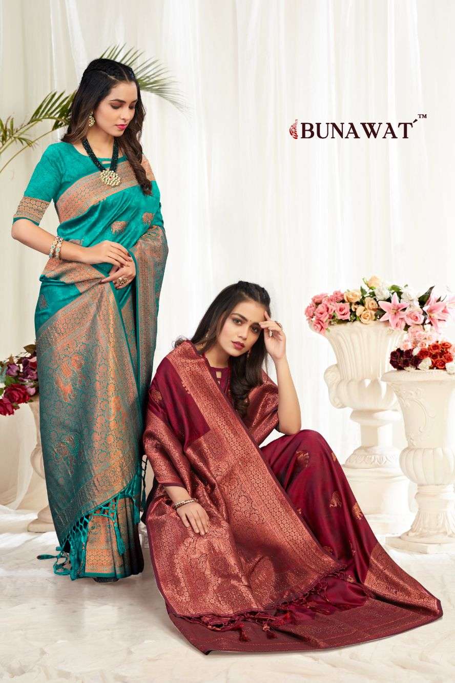 bunawat aahana zari weaving banarasi saris wholesaler