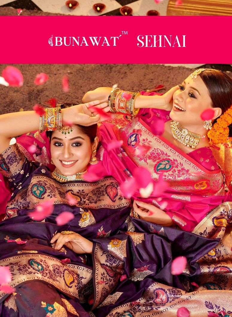 bunawat sehnai zari weaving banarasi silk saris wholesaler