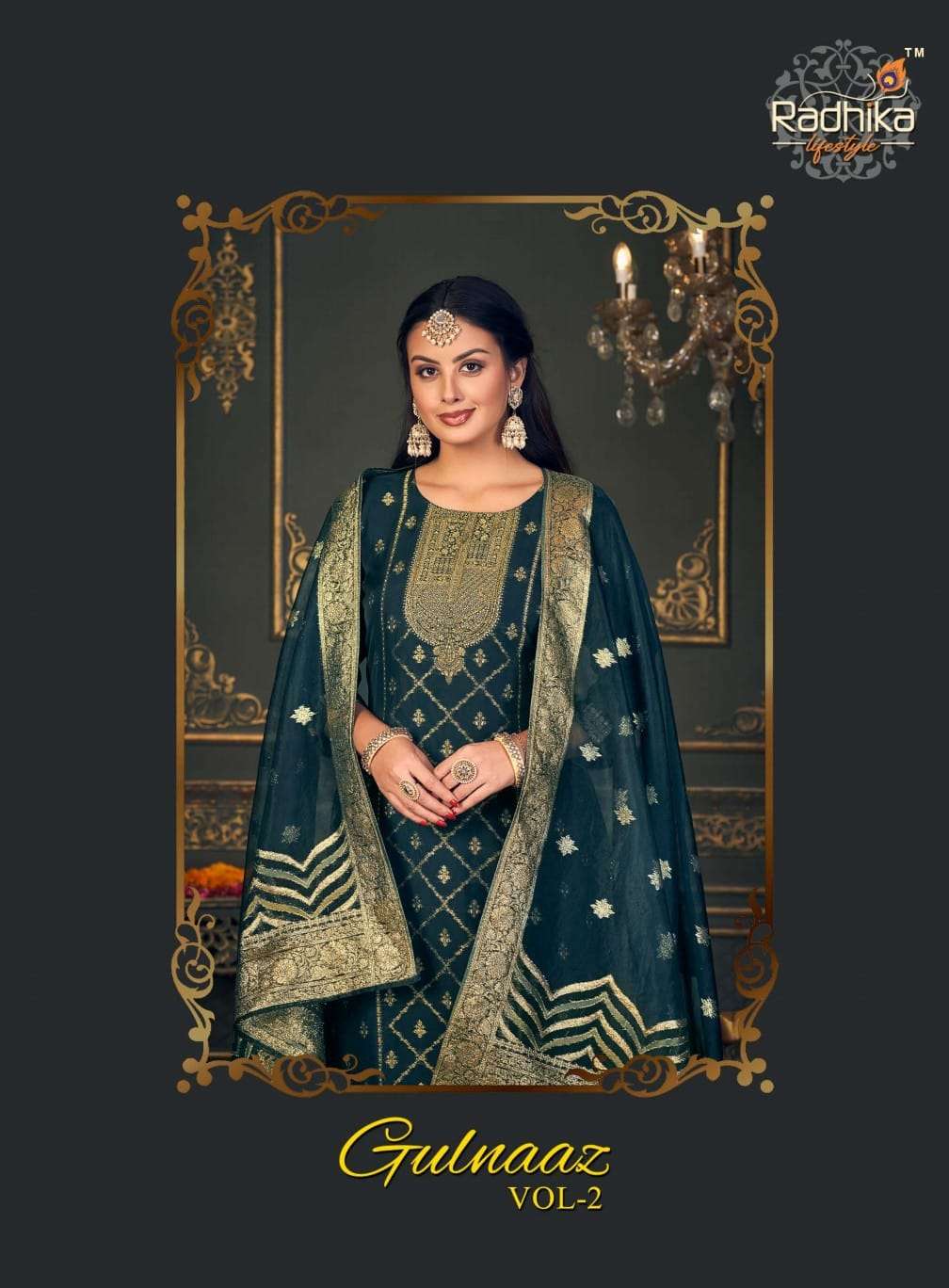 gulnaaz vol 2 by radhika lifestyle festive collection readymade 3 peice suits