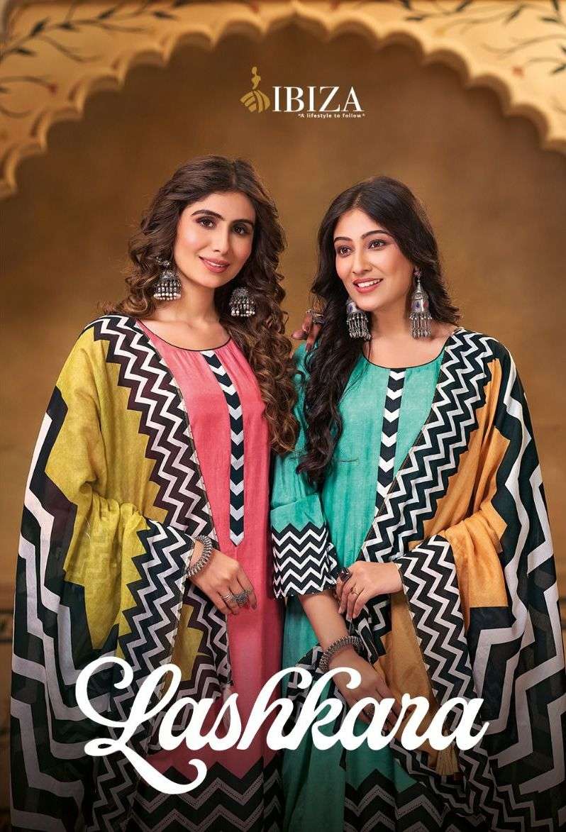 ibiza lifestyle lashkara adorable digital print salwar suits material