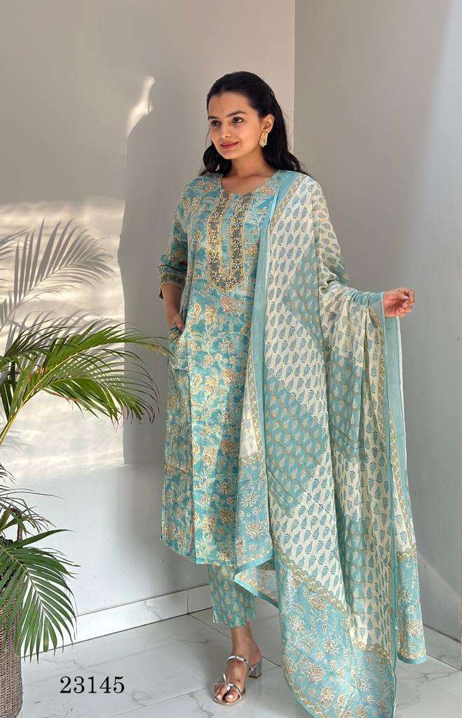 indira apparel 23145 readymade casual 3 piece combo set