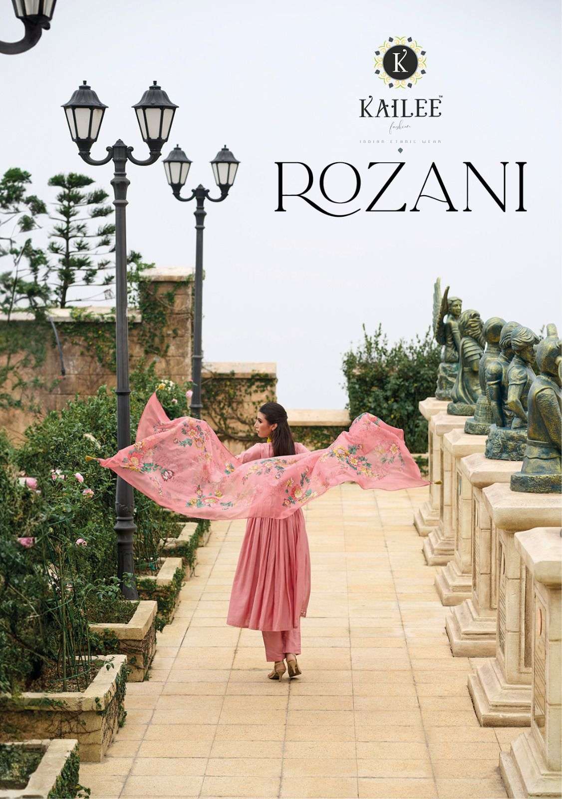 kailee fashion present rozani fancy alia style kurti with pant and digital print dupatta catalog