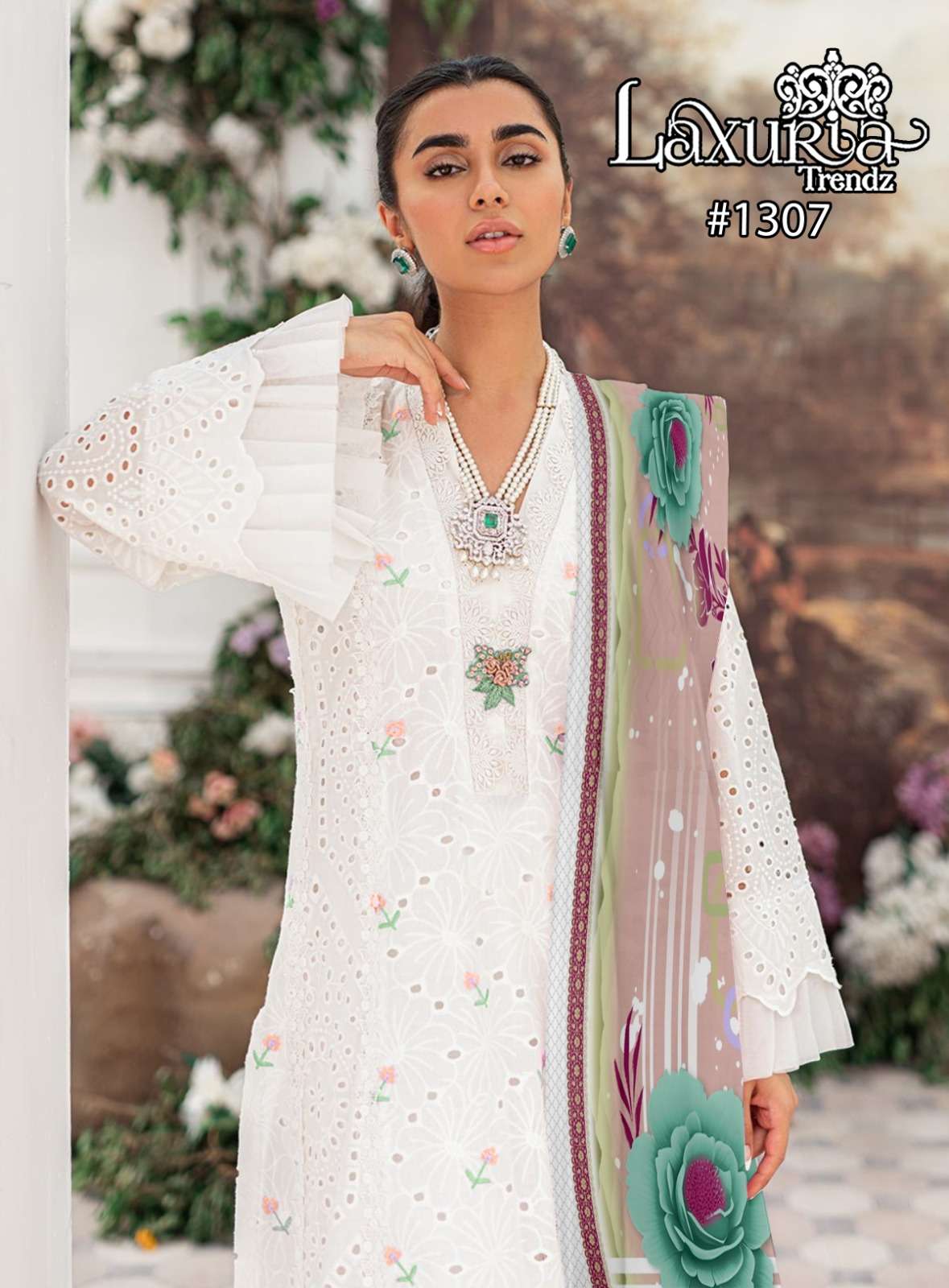 laxuria 1307 present stitched pakistani suit 
