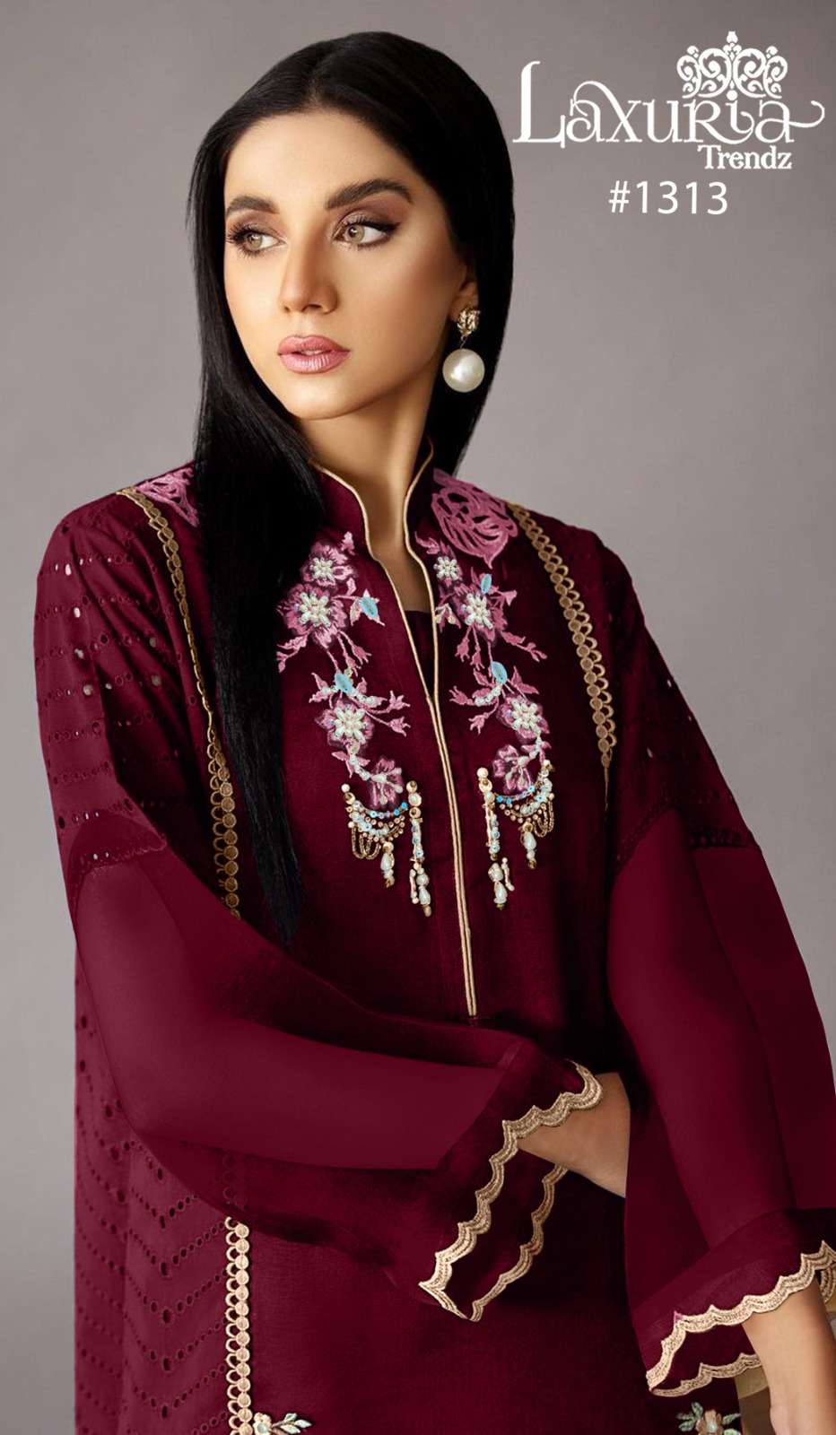 laxuria 1313 readymade pakistani festive wear salwar kameez collection