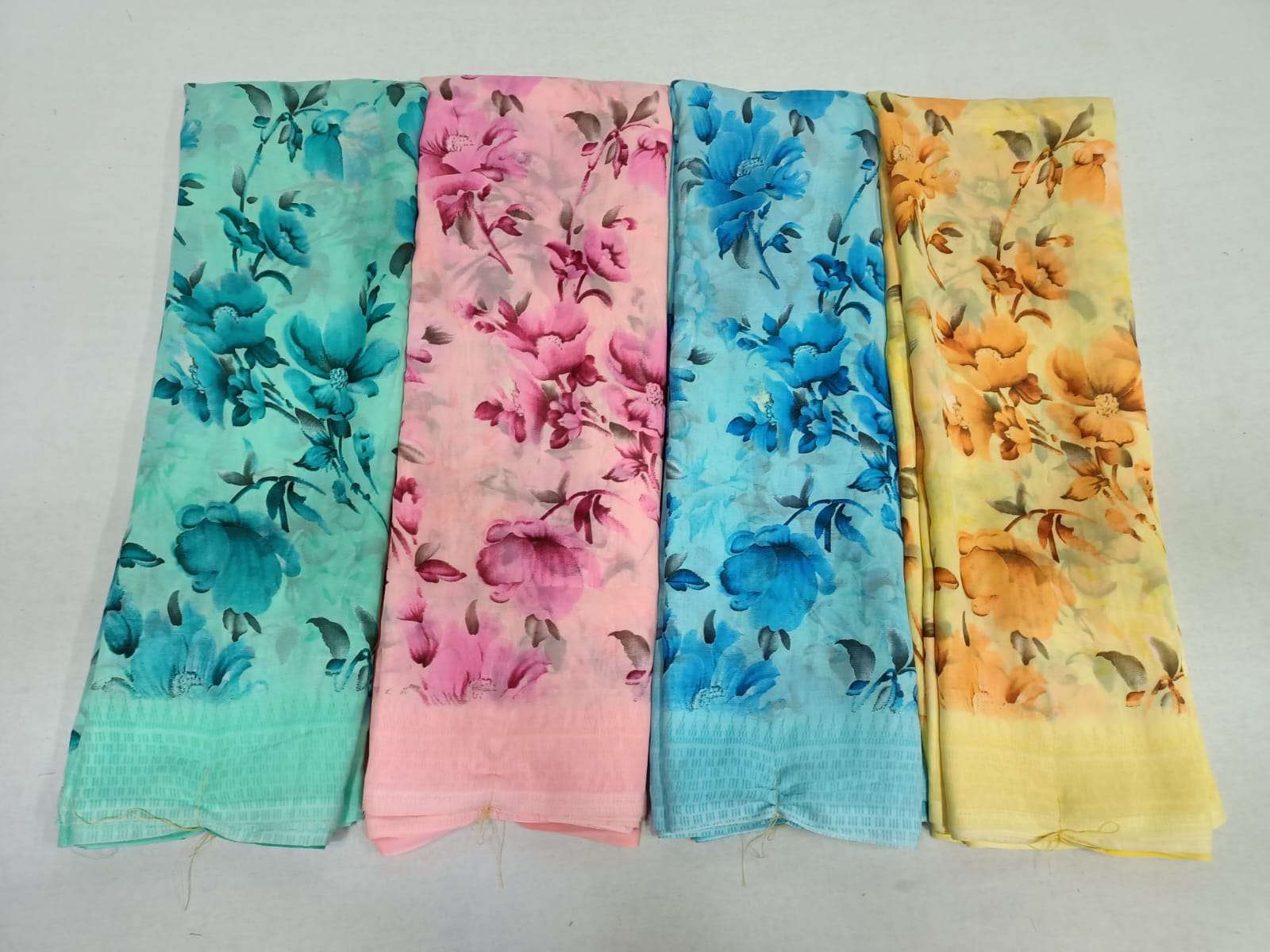 pr 1015 raniyal colour matching poonam sarees with blouse wholesaler