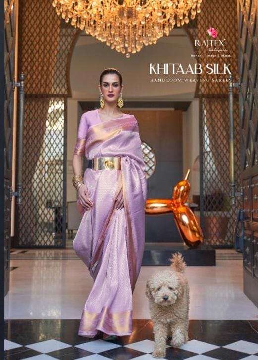 rajtex khitaab silk 245001-245006 amazing handloom weaving sarees