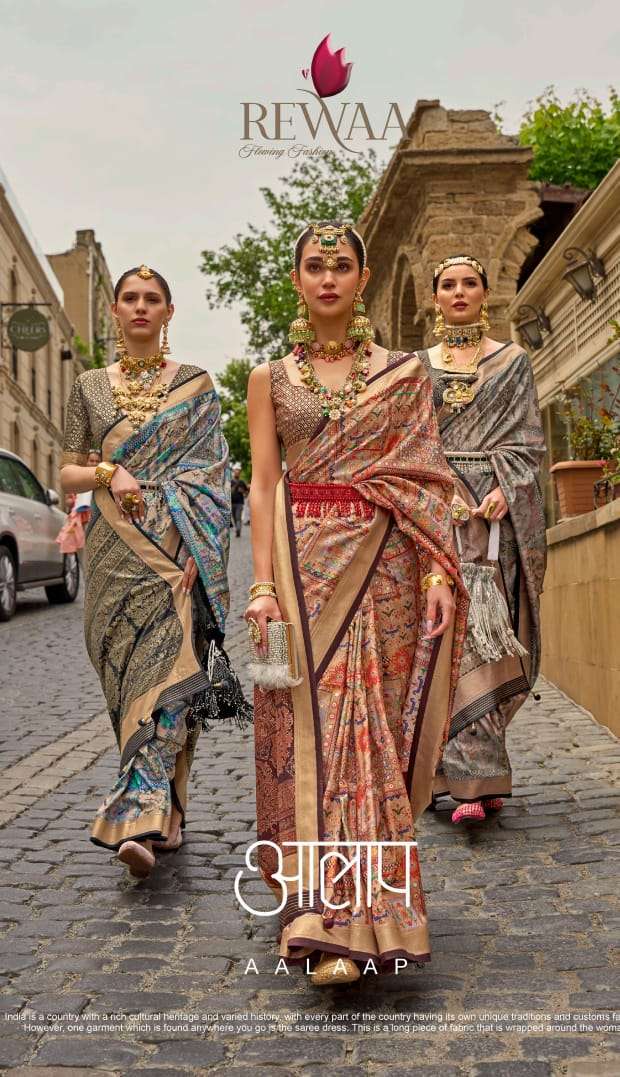 rewaa present aalaap 940-948 series wedding wear silk sarees