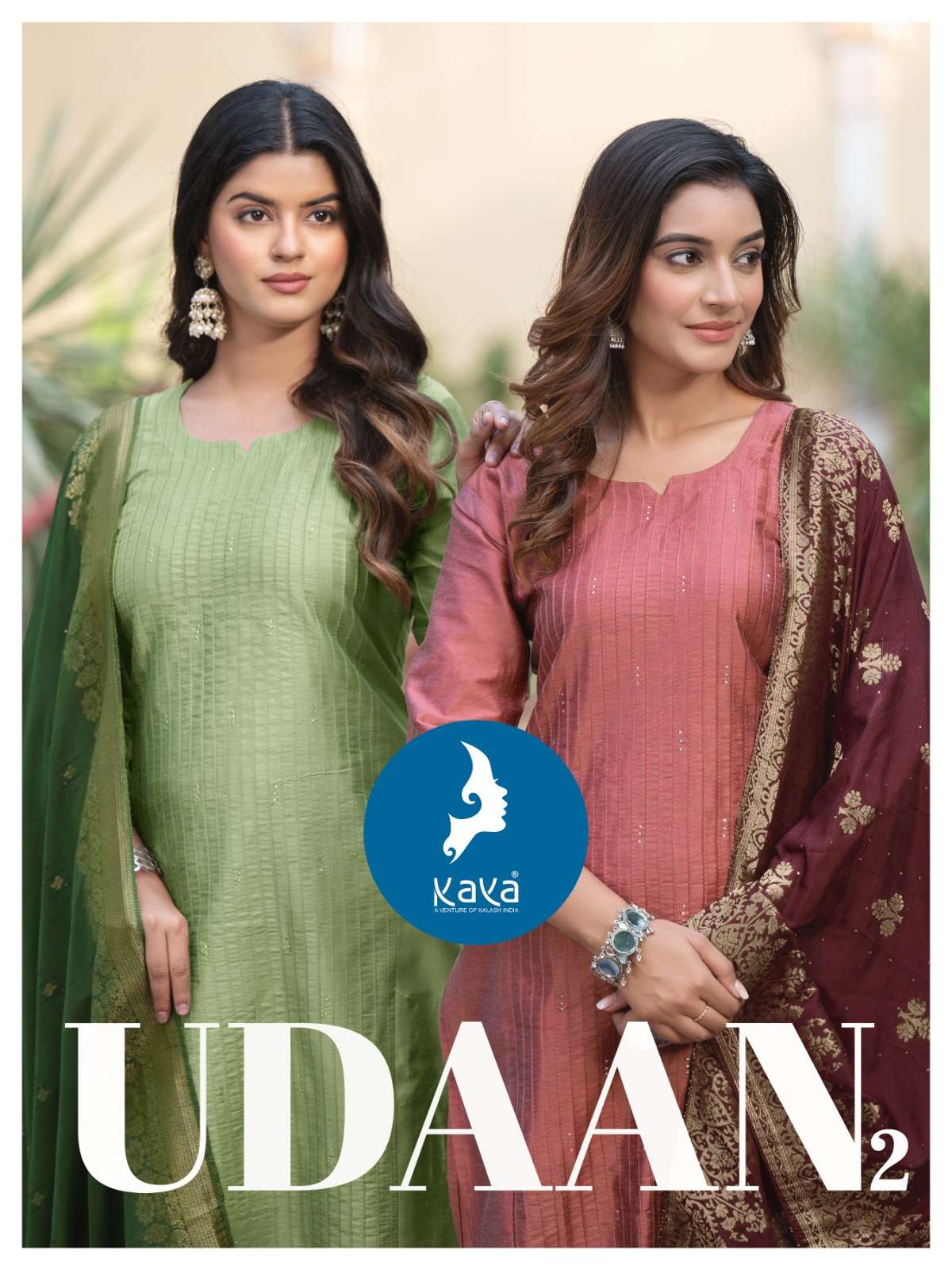 udaan vol 2 by kaya rich combination kurti and pant with banarsi dupatta