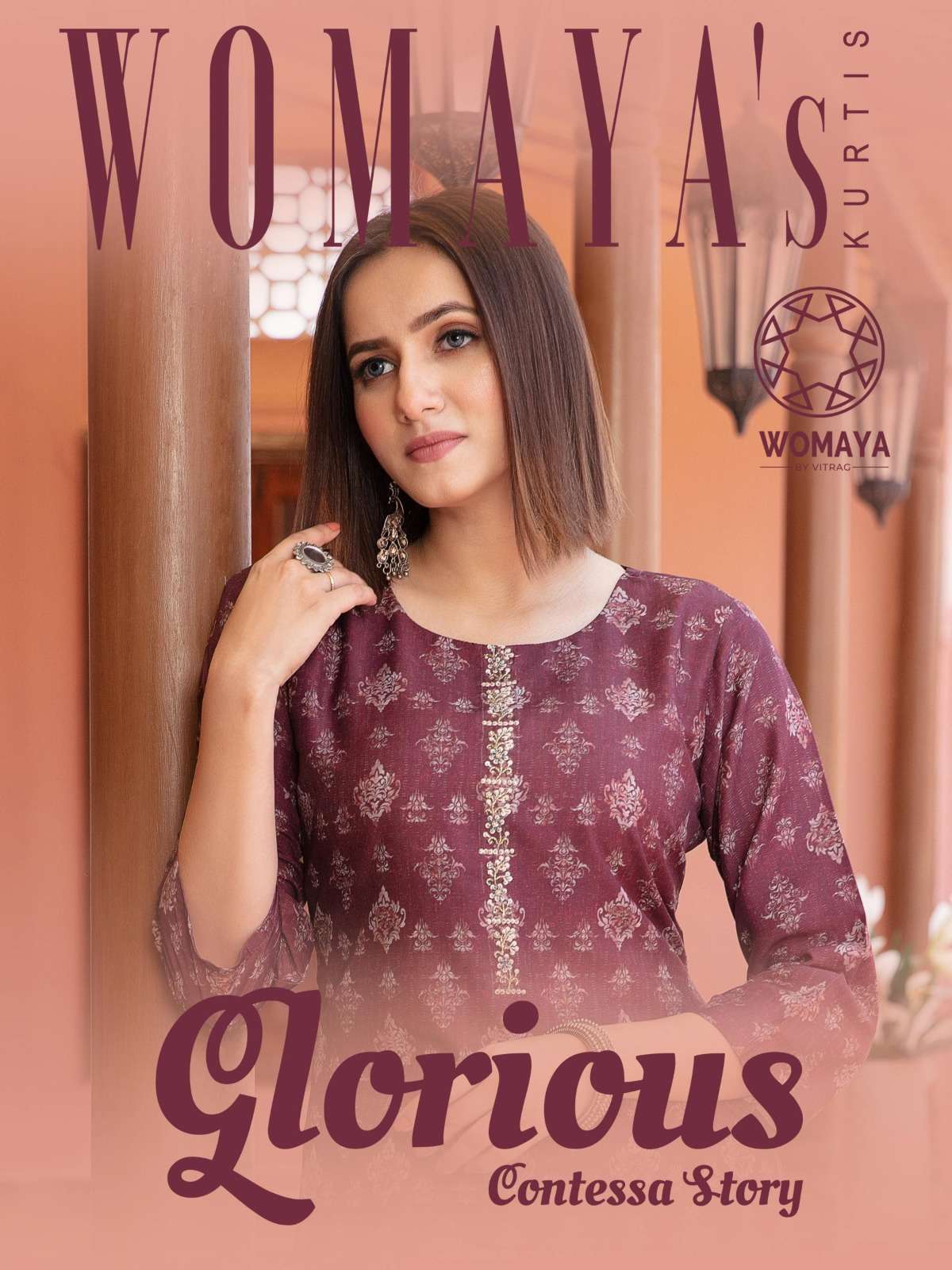 womaya glorious contessa story fancy muslin digital print readymade salwar kameez combo set
