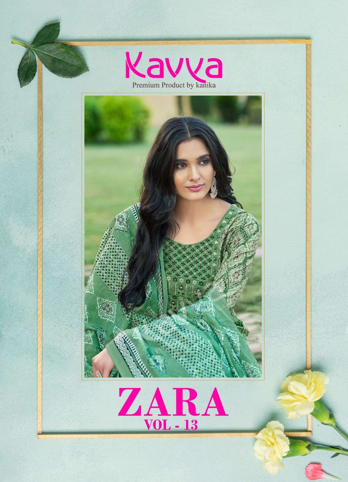 zara vol 13 by kavya fancy cotton readymade salwar kameez collection