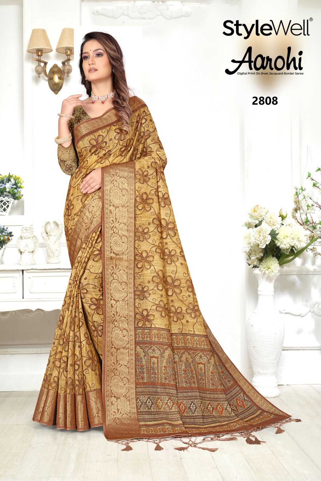 aarohi 2806-2812 by stylewell fancy sarees for casual wear