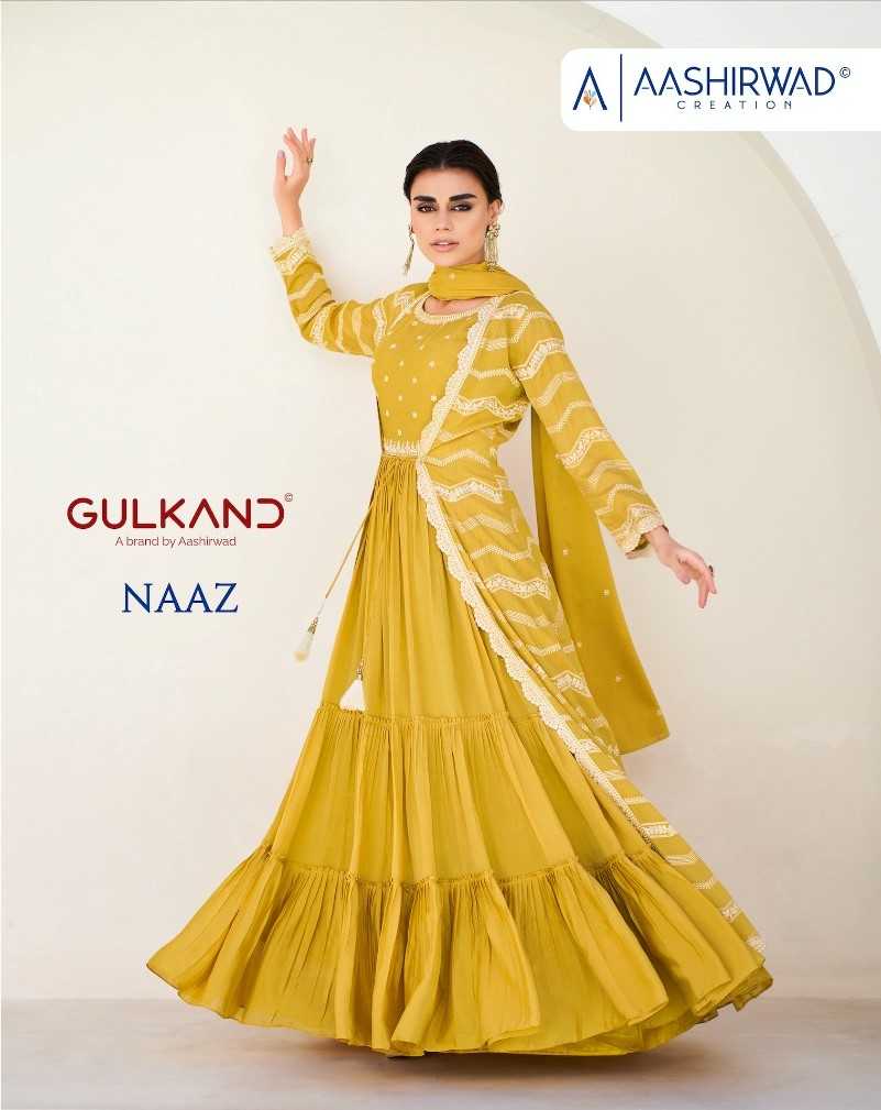 aashirwad gulkand naaz festive special readymade designer collection western wear 