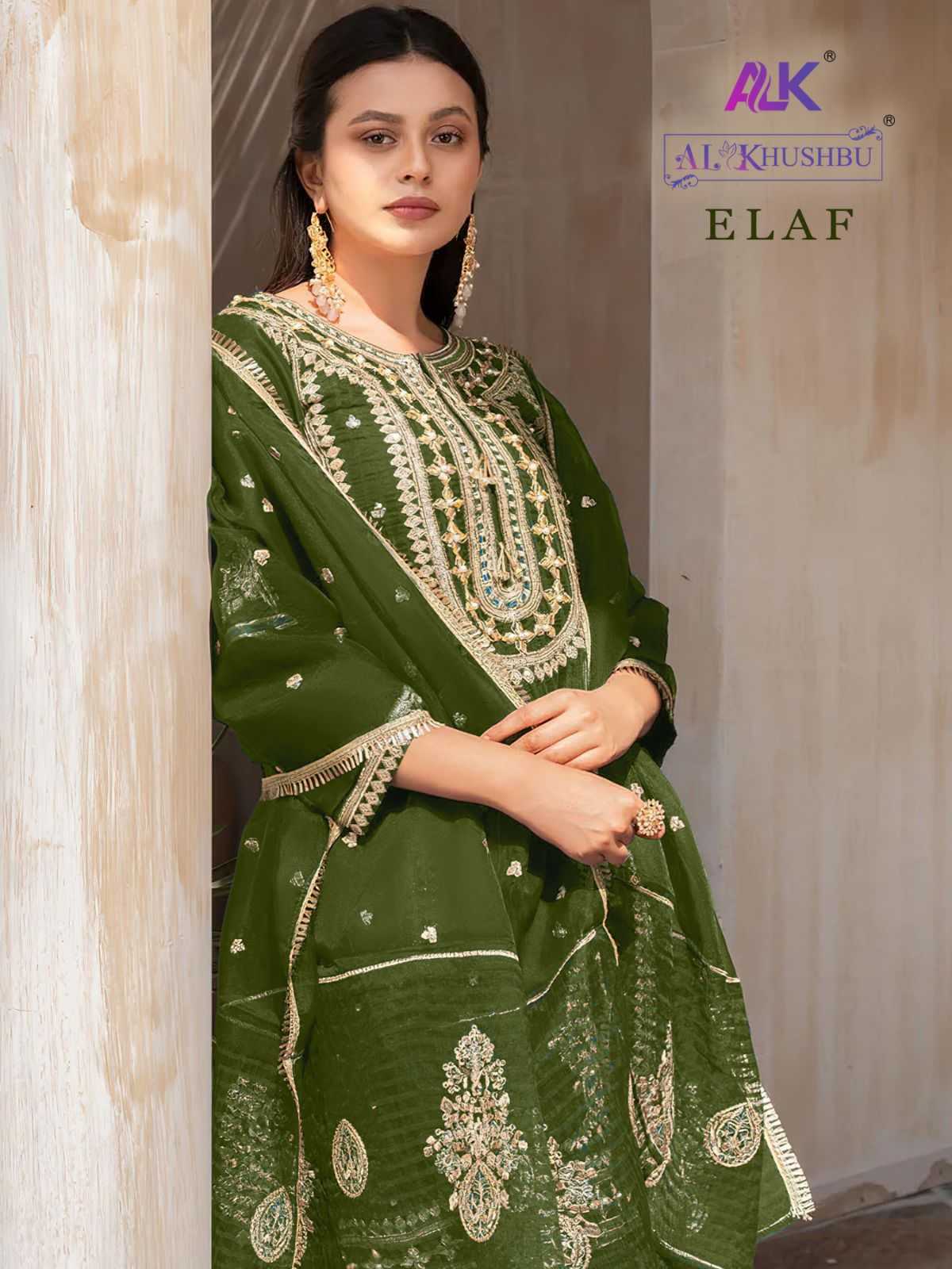 al khushbu elaf vol 1 4085 colours amazing work pakistani unstitch suits