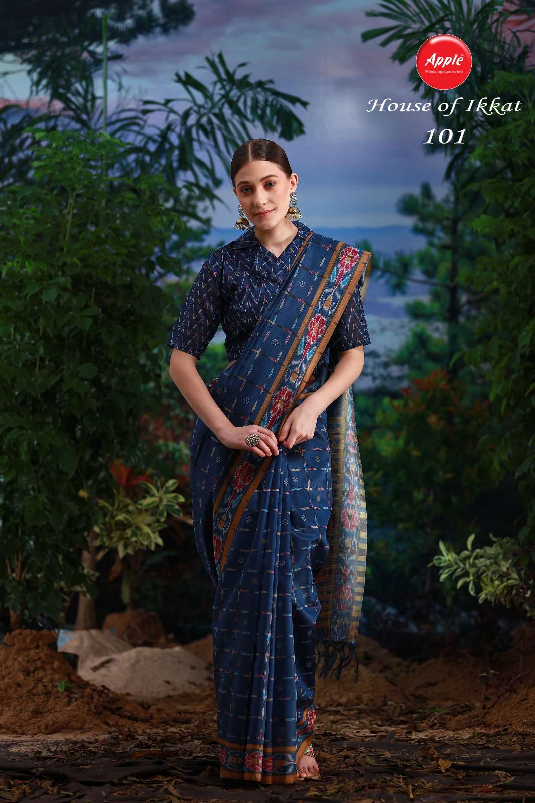 apple saree house of ikkat fancy silk saris collection