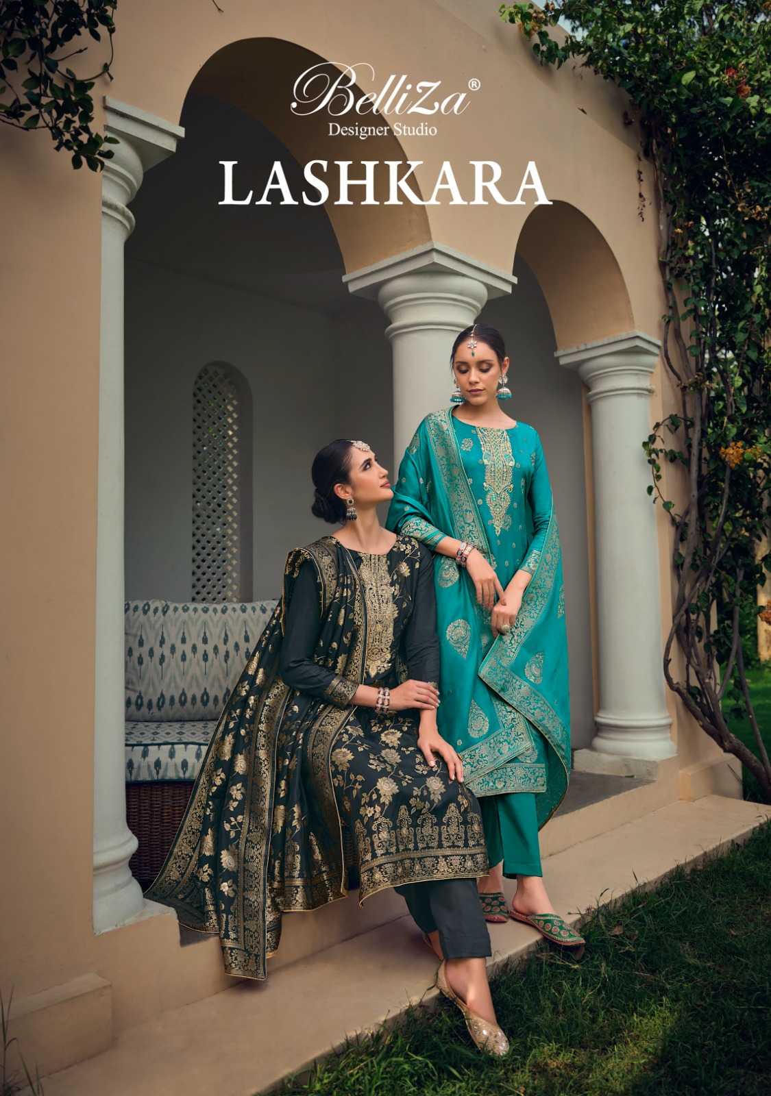 belliza designer lashkara festive season designer salwar kameez material
