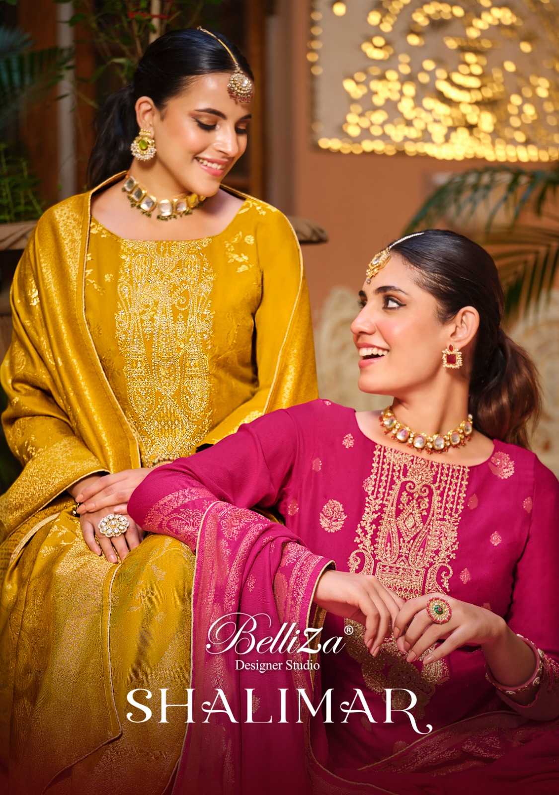 belliza designer shalimar festive winter wear woolen unstitch suit