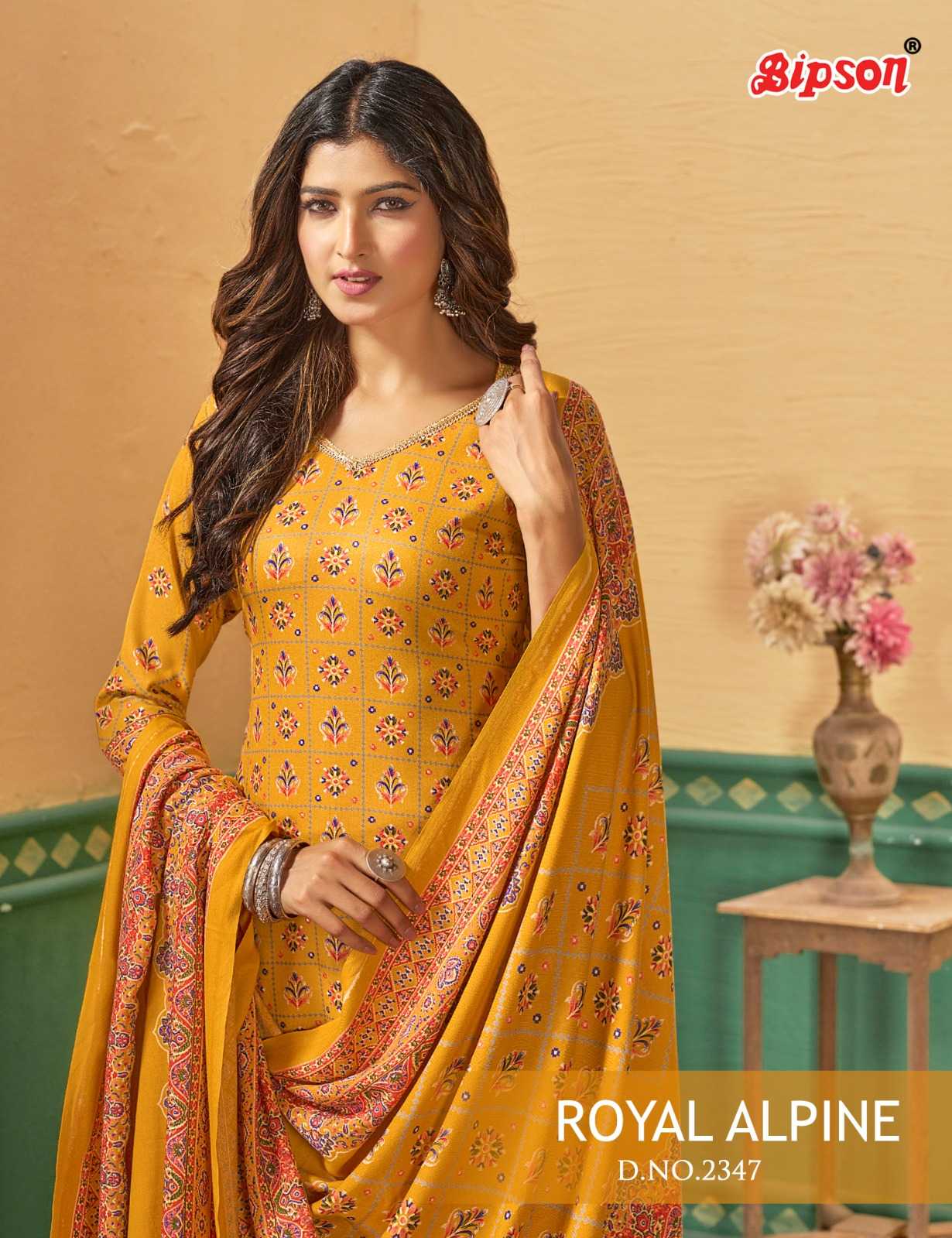 bipson royal alpine 2345-2346-2347 diwali special new collection of dress material
