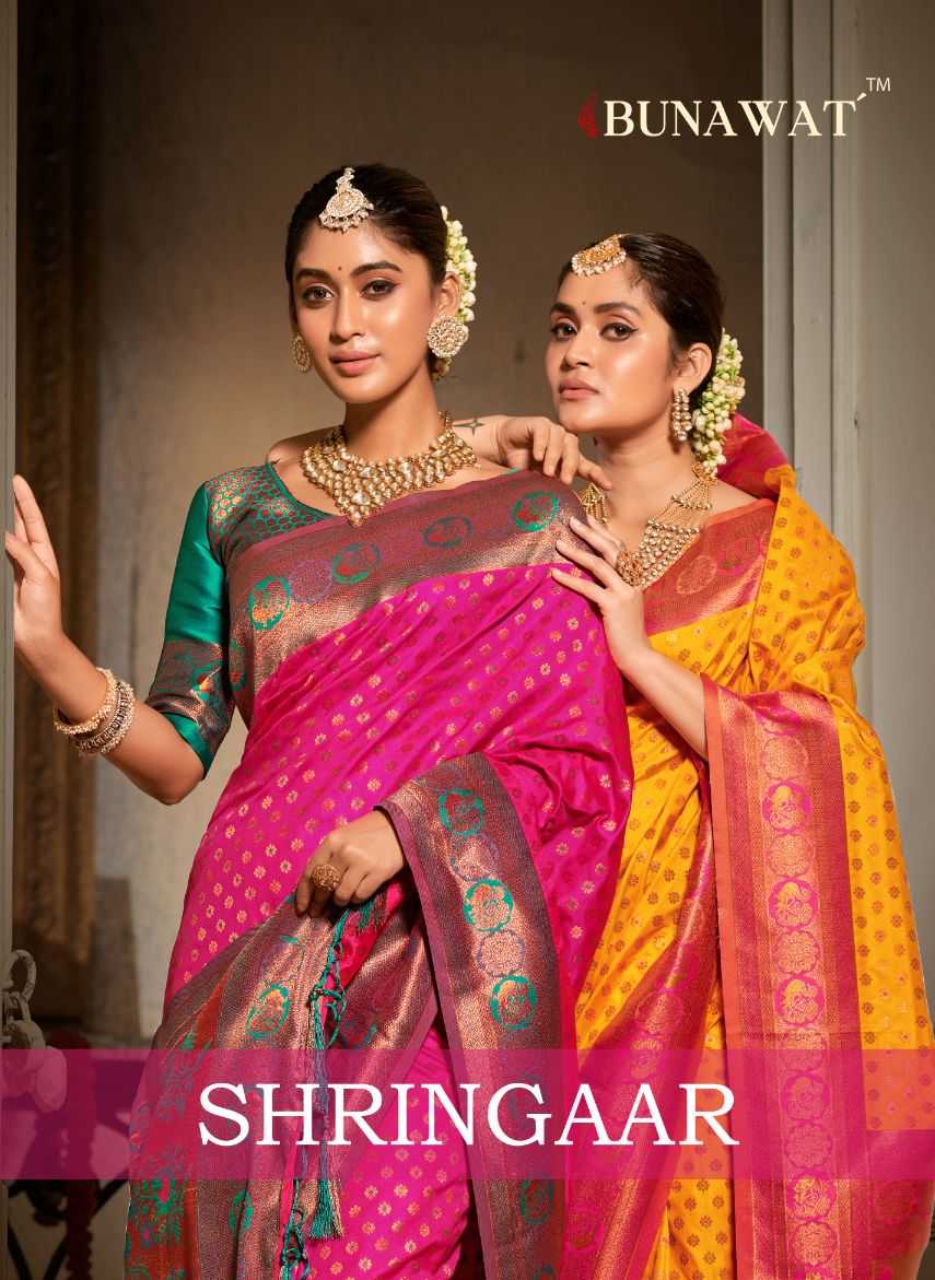bunawat shringaar zari weaving banarasi silk saris wholesaler